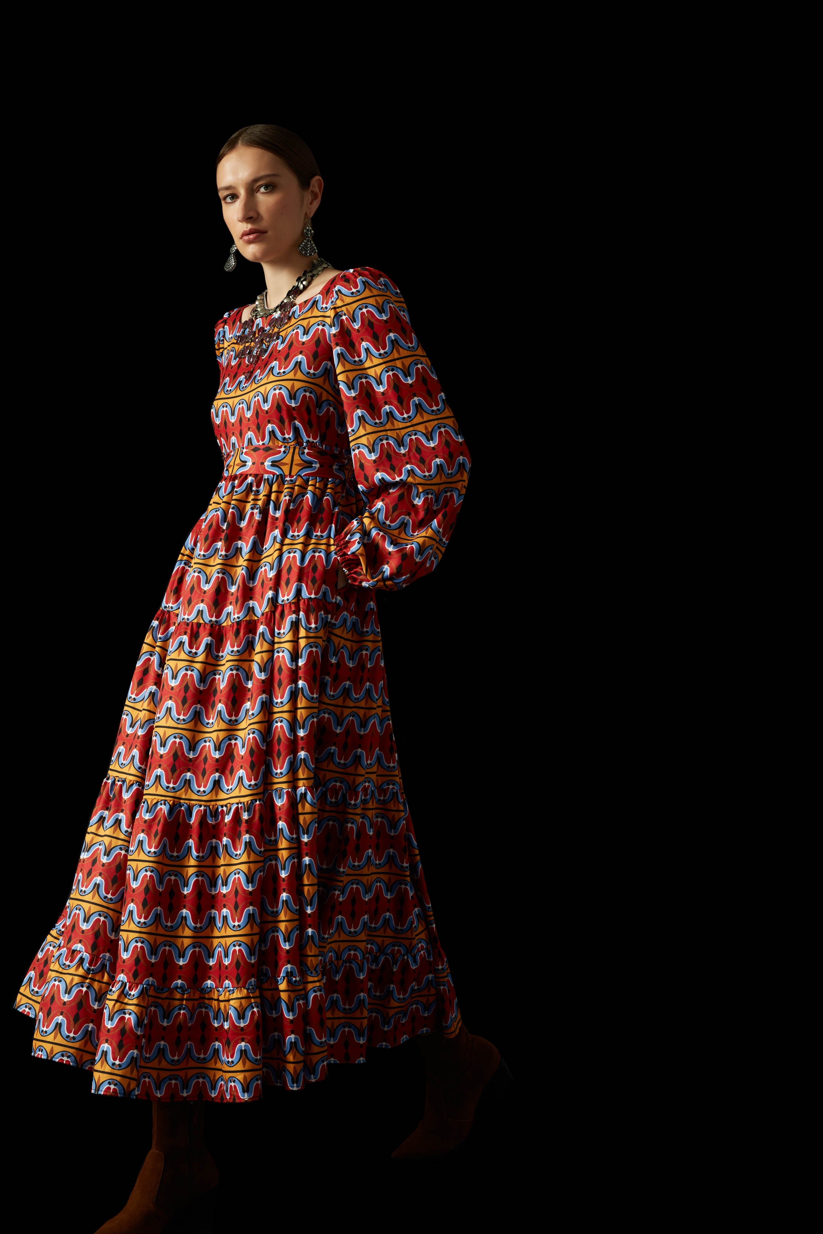 AVAX MAXI DRESS (Motiva Red)