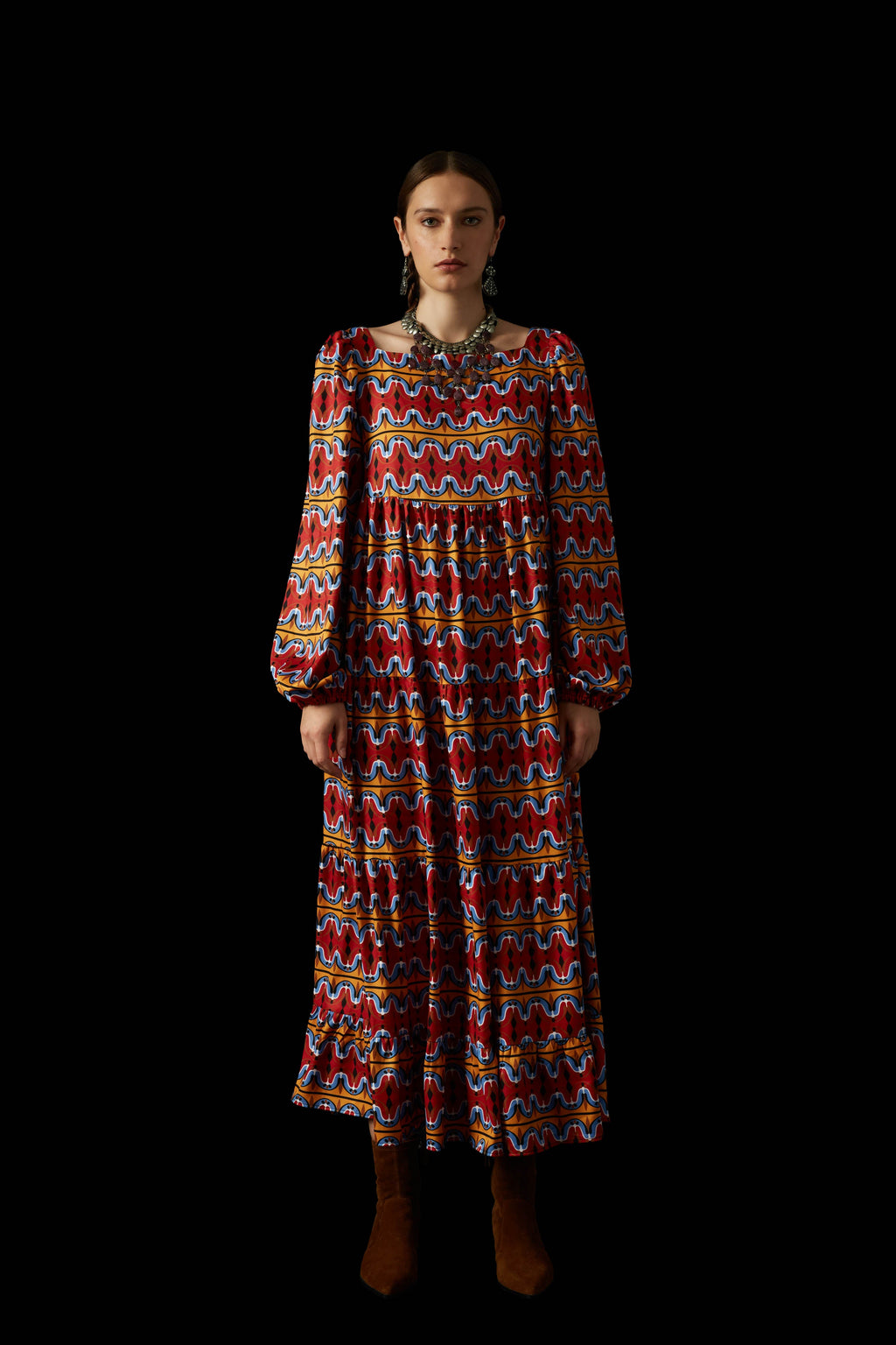 AVAX MAXI DRESS (Motiva Red)