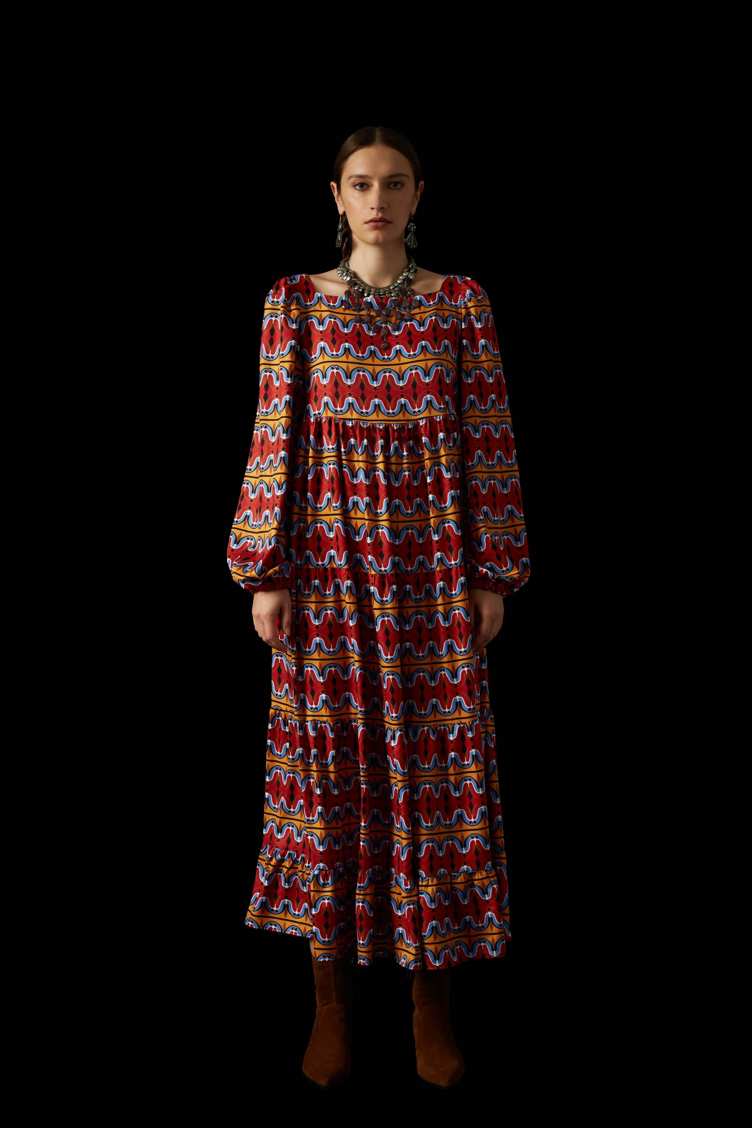 AVAX MAXI DRESS (Motiva Red)
