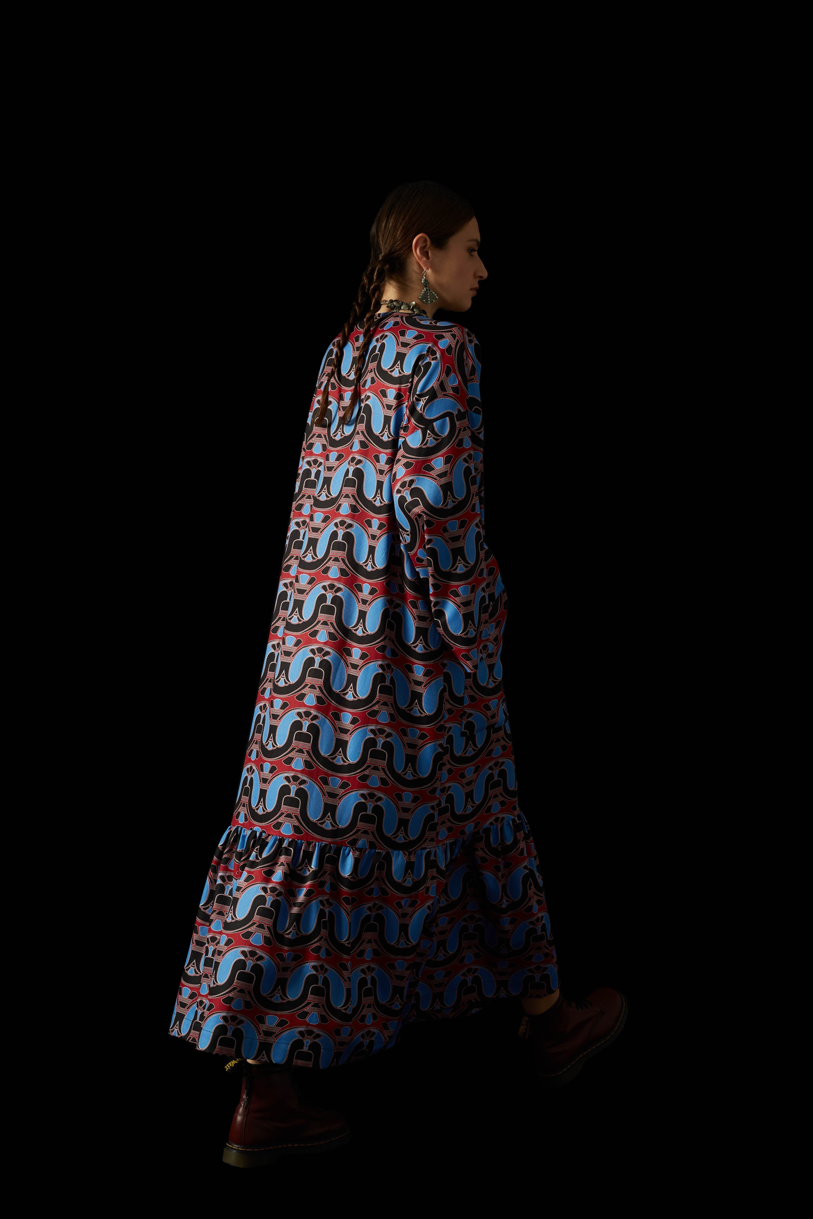 KIONOKRANO MAXI DRESS (Motiva Bordeaux)