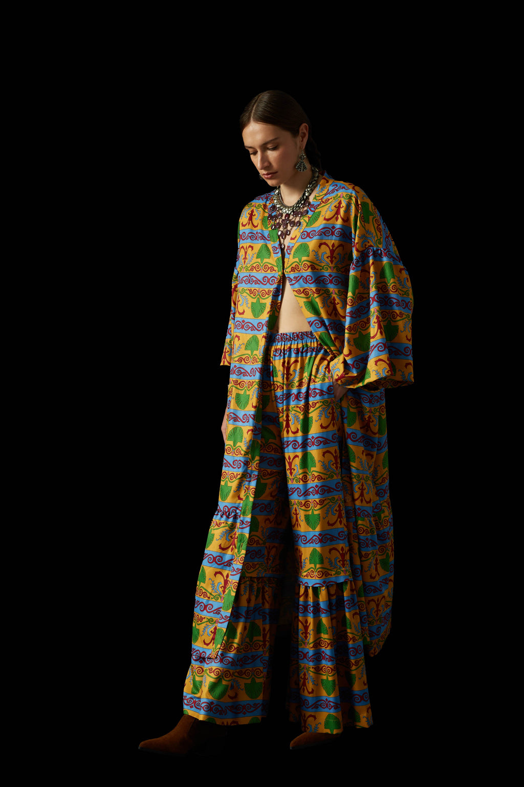 ZOFOROS MAXI DRESS (Akanthus Mustard)