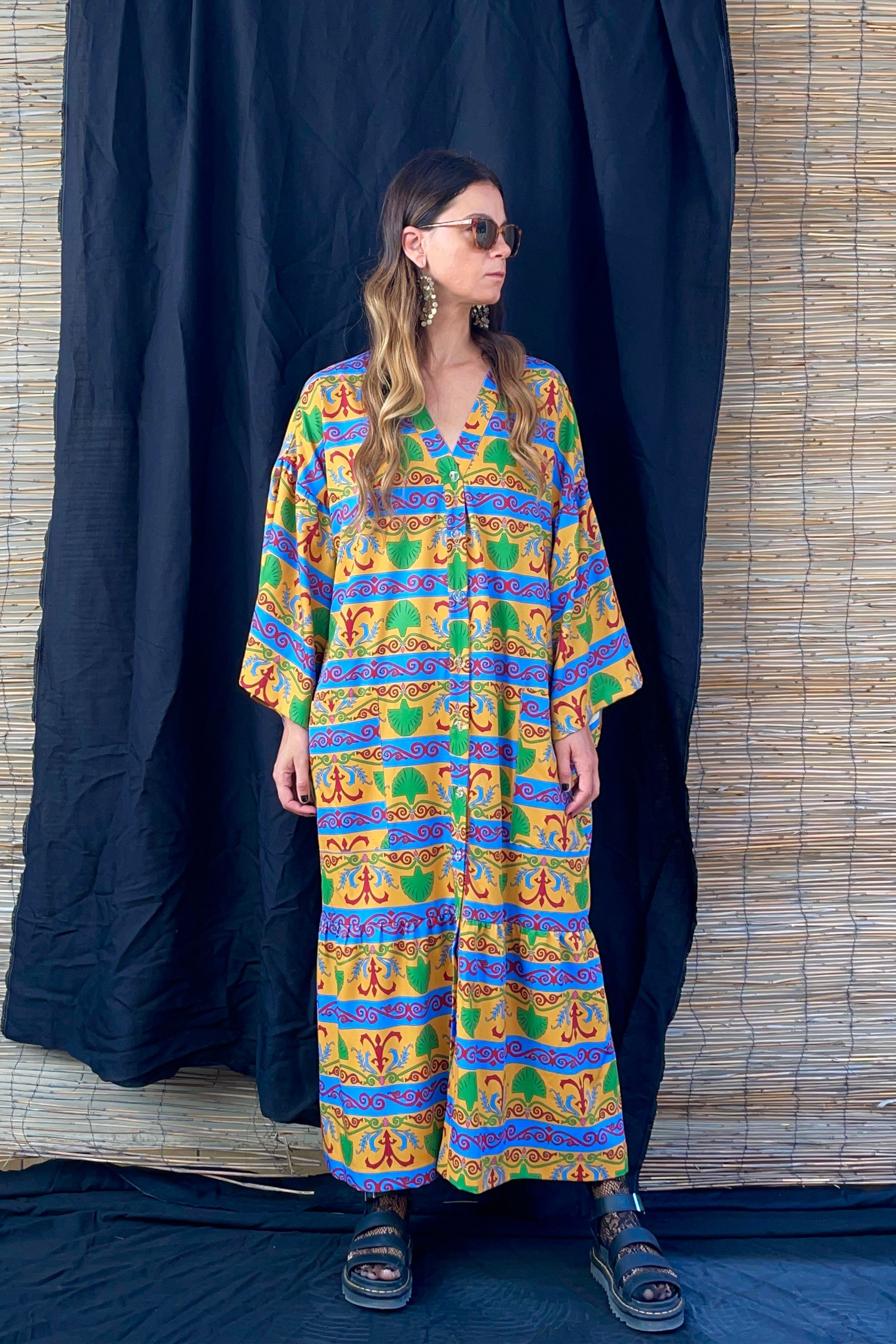 ZOFOROS MAXI DRESS (Akanthus Mustard)