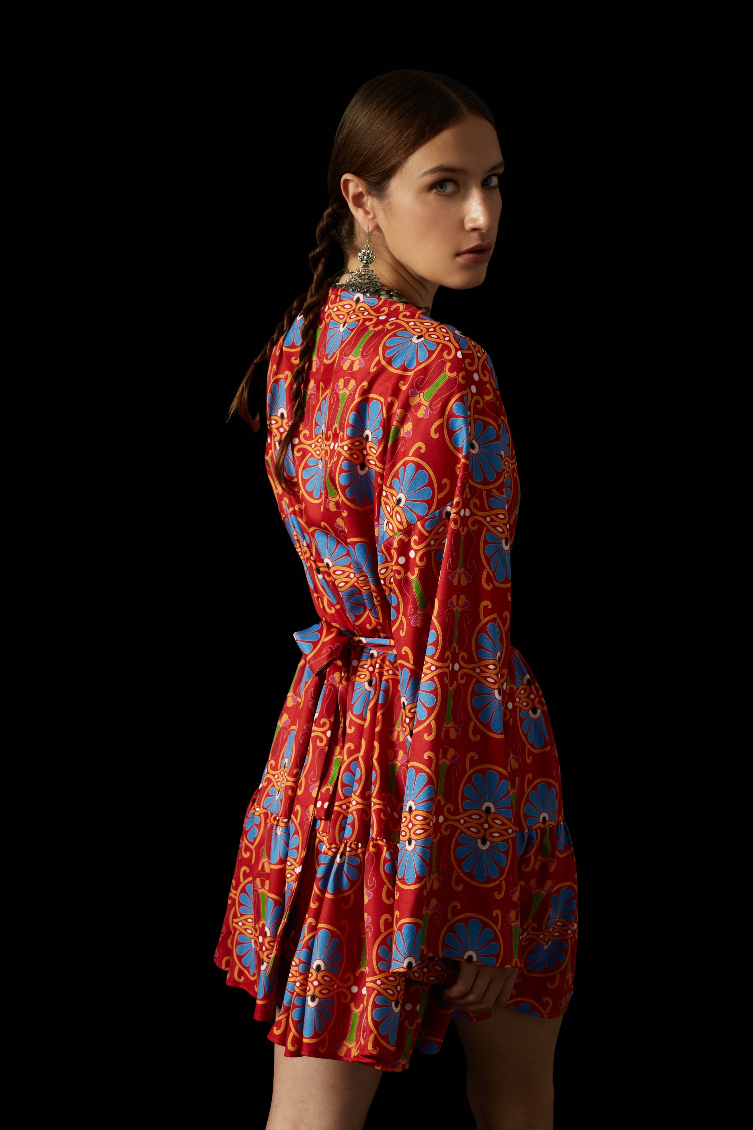 KIONOKRANO MINI DRESS (Anthos Red)