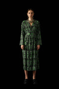 AETOMA SHIRT DRESS (Akrokeramon Black+Green)
