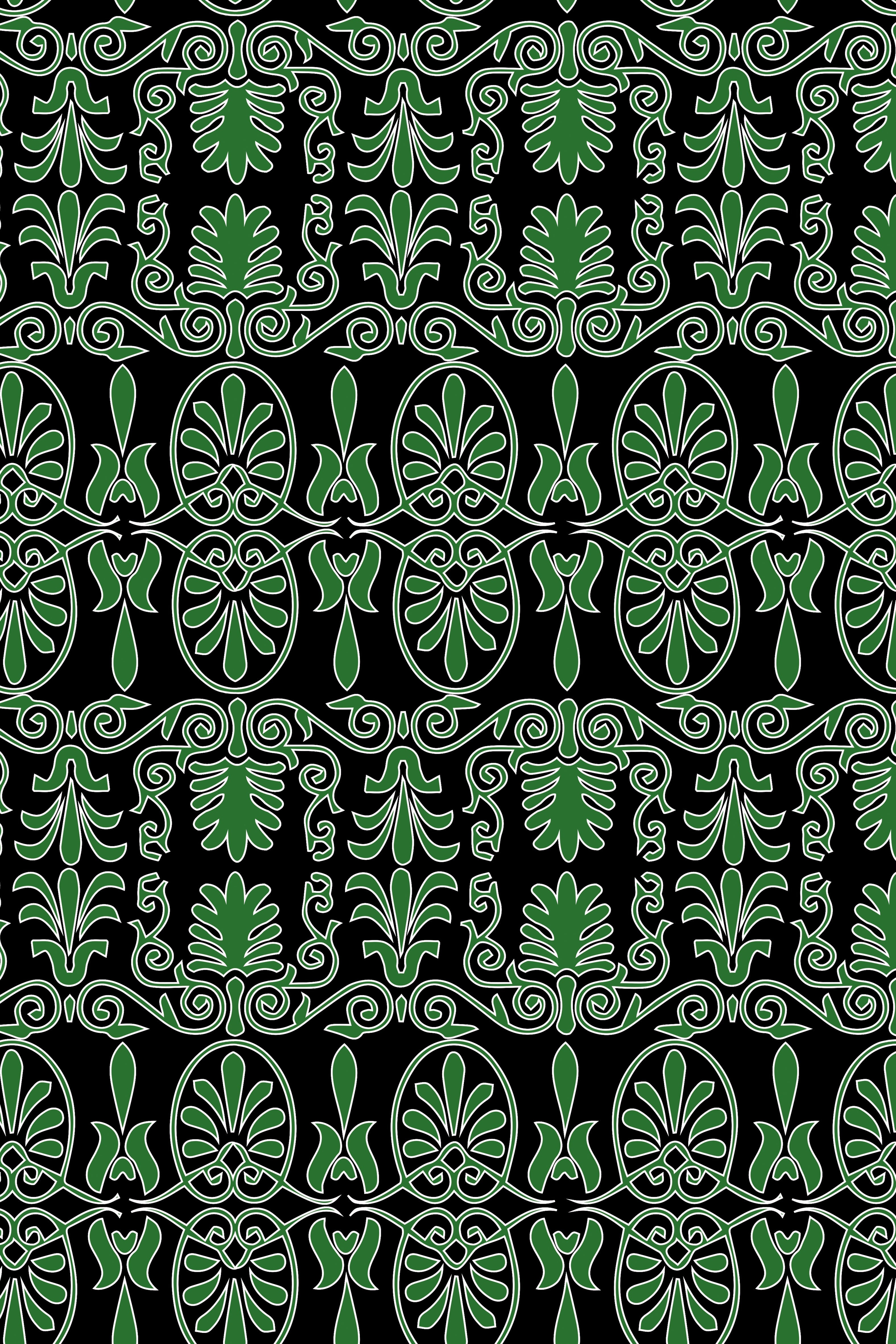 KION SKIRT (Akrokeramon Black+Green)