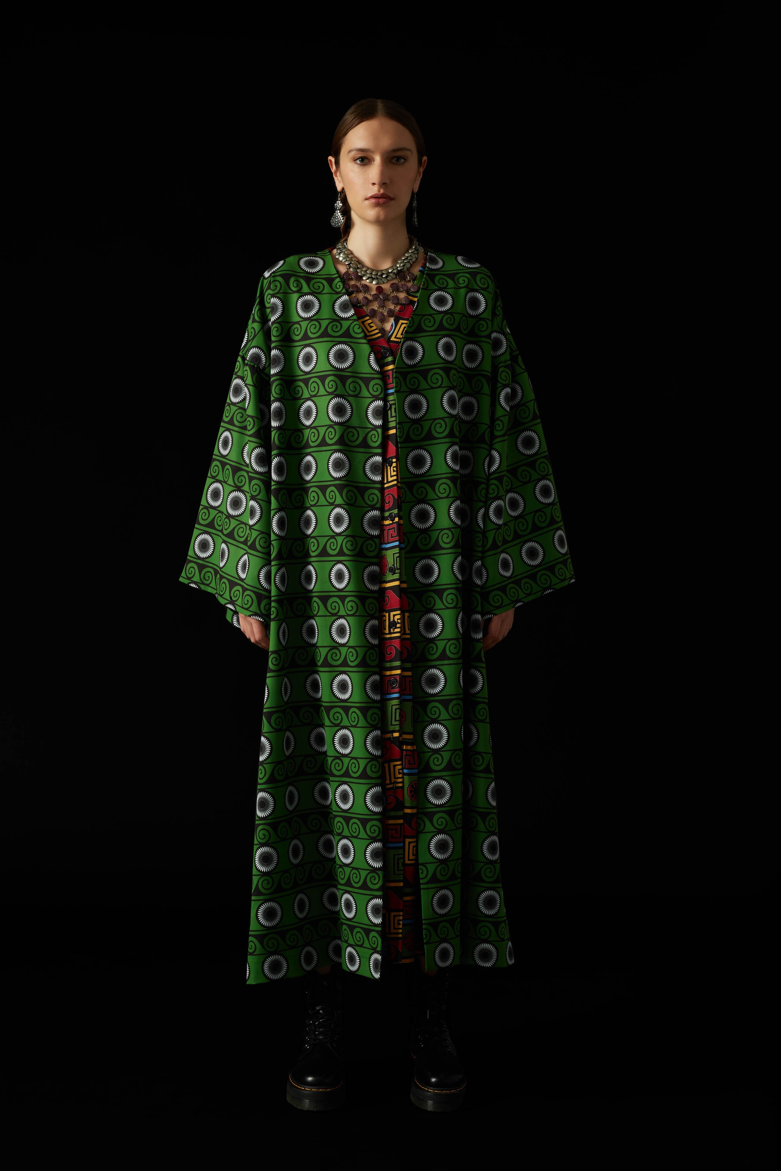 KION OVERCOAT (Waves+Circles)