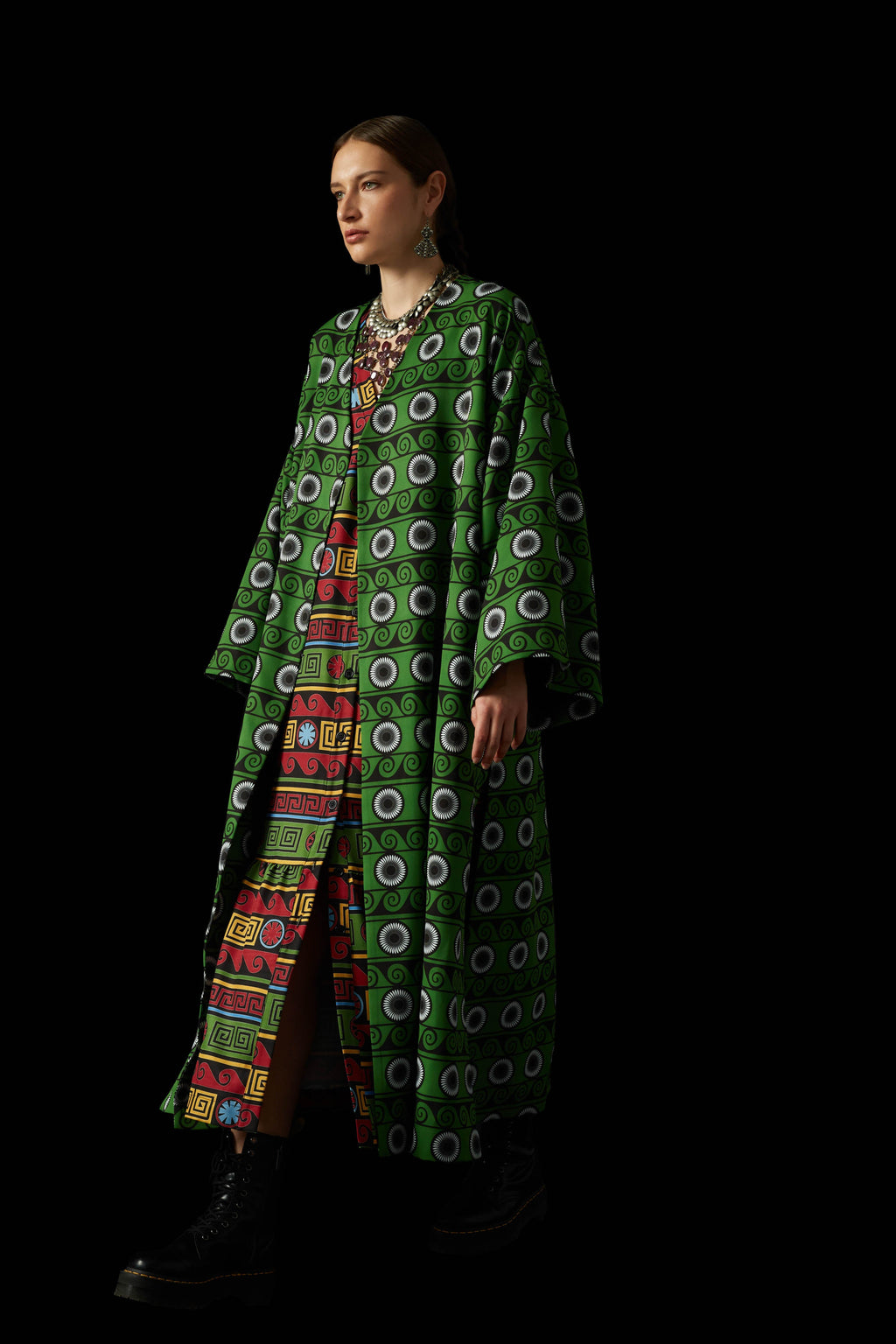 KION OVERCOAT (Waves+Circles)