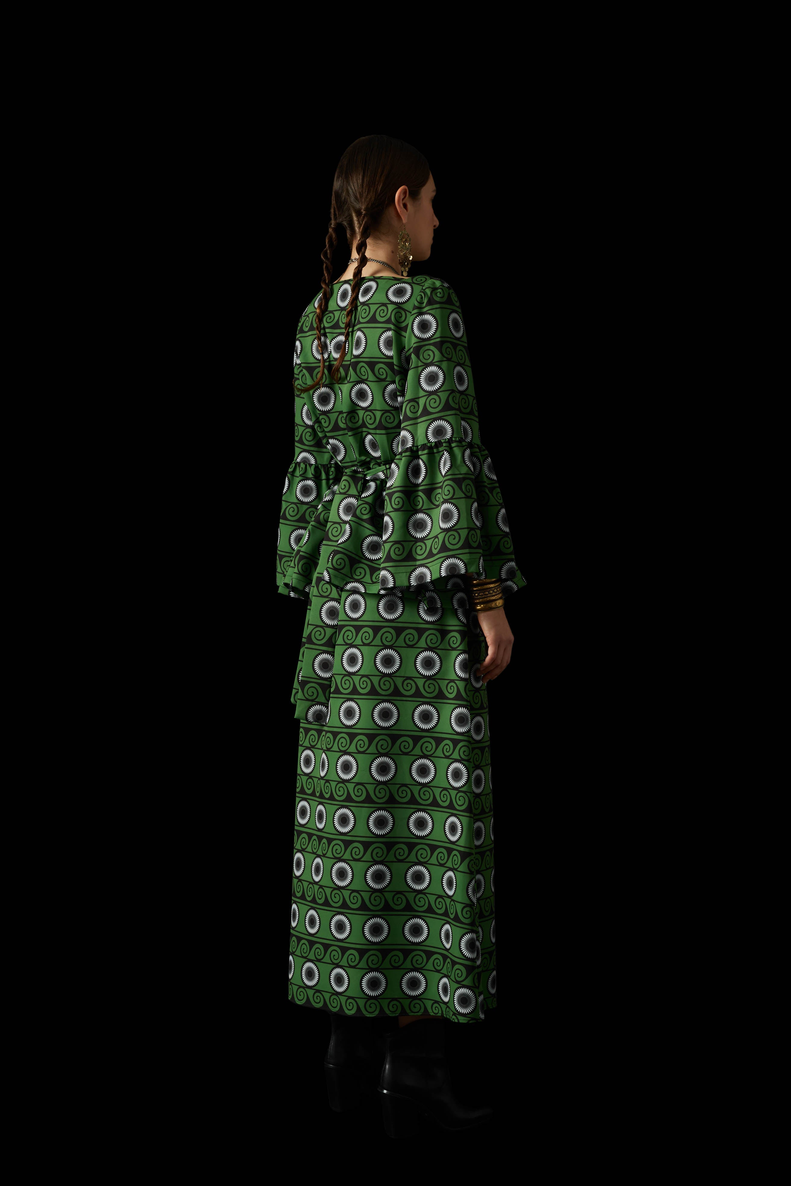 AETOMA SKIRT (Waves+Circles)