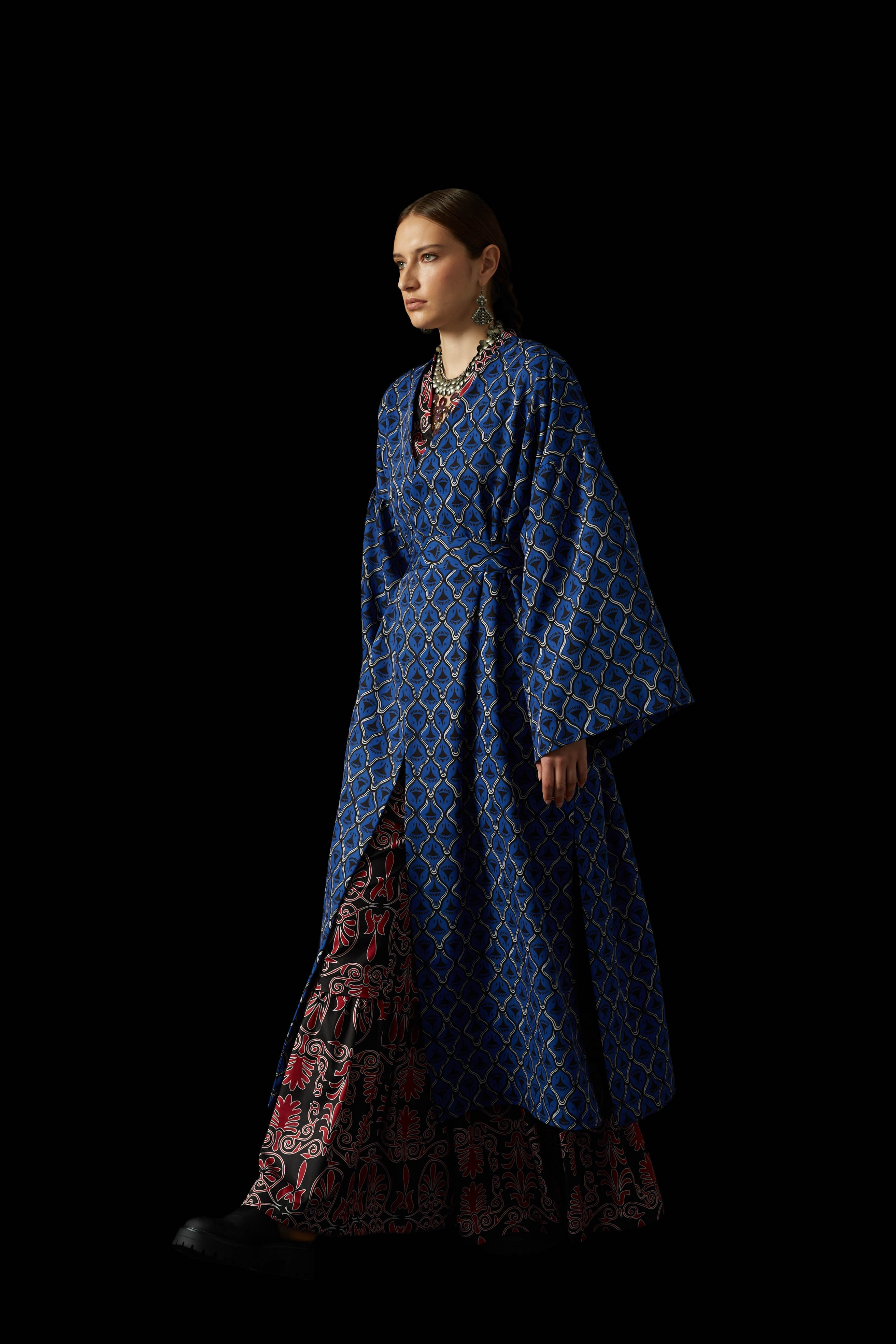 KION OVERCOAT (Blue Net)