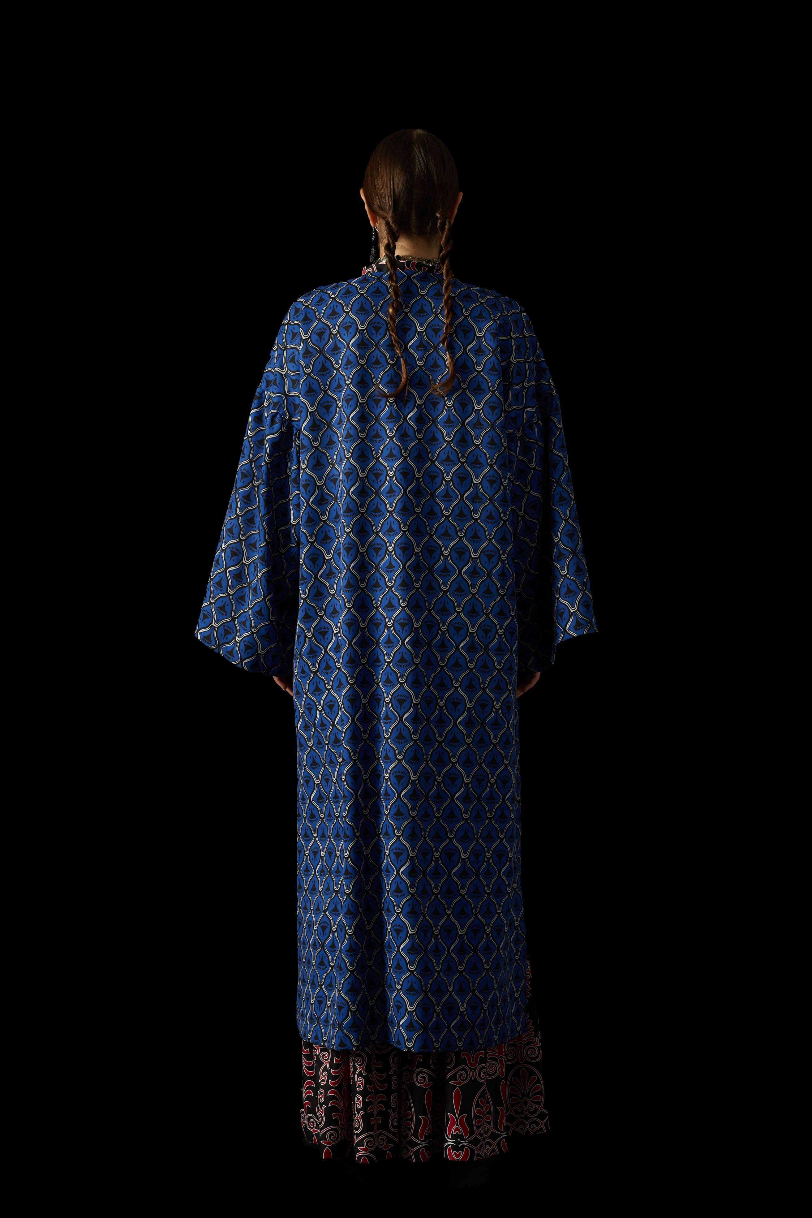 KION OVERCOAT (Blue Net)