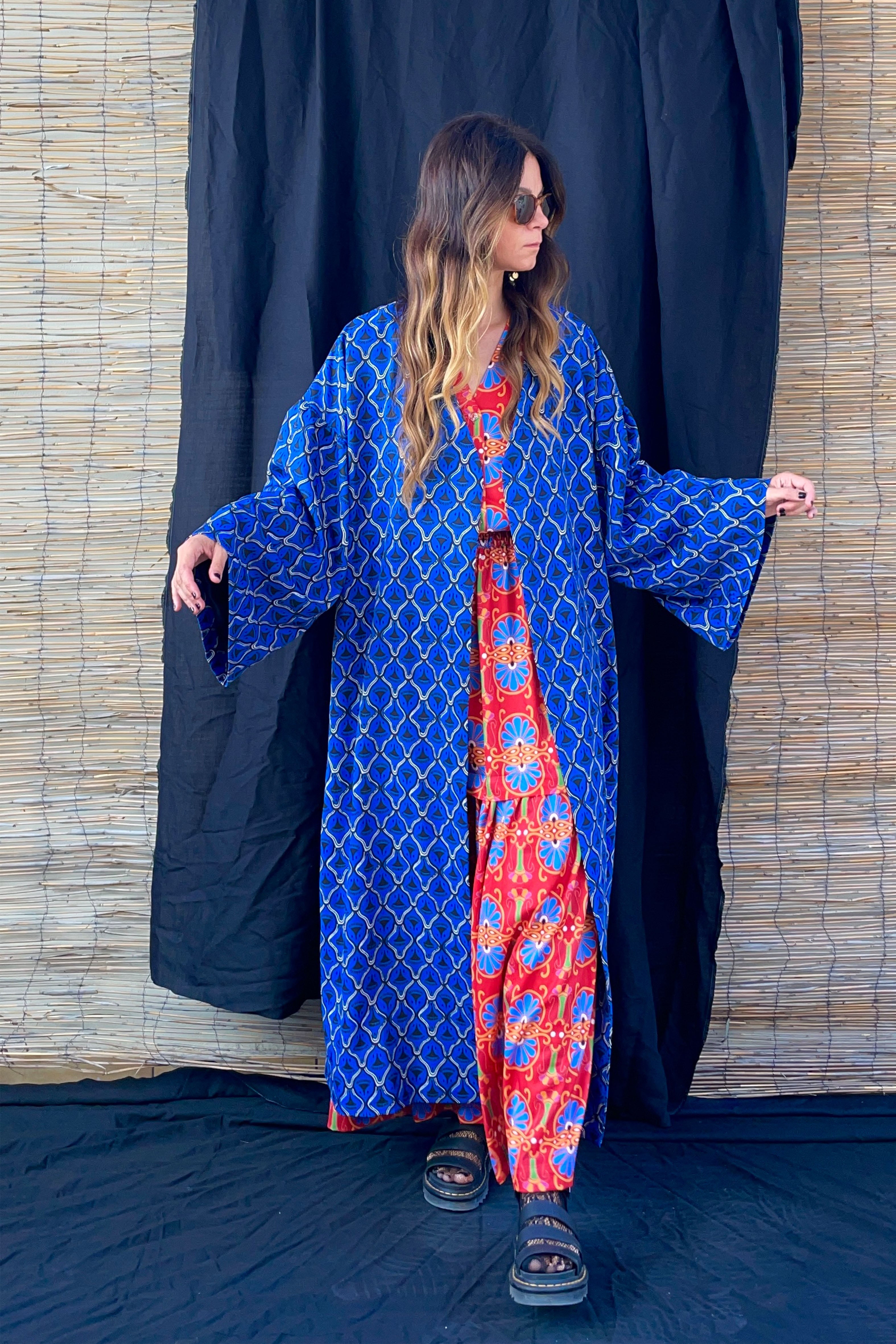 KION OVERCOAT (Blue Net)