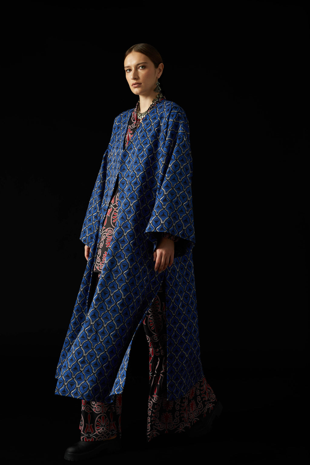 KION OVERCOAT (Blue Net)