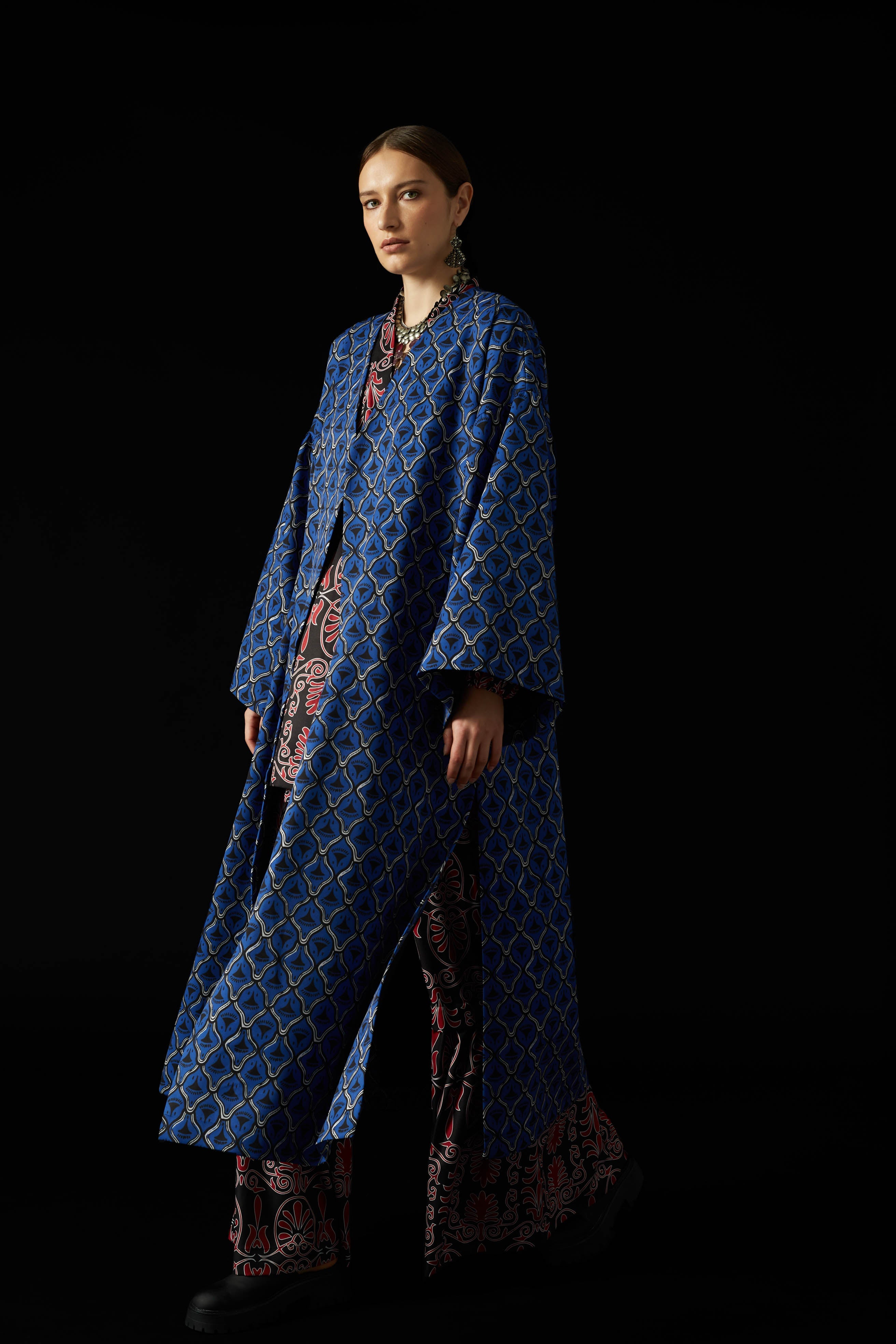 KION OVERCOAT (Blue Net)