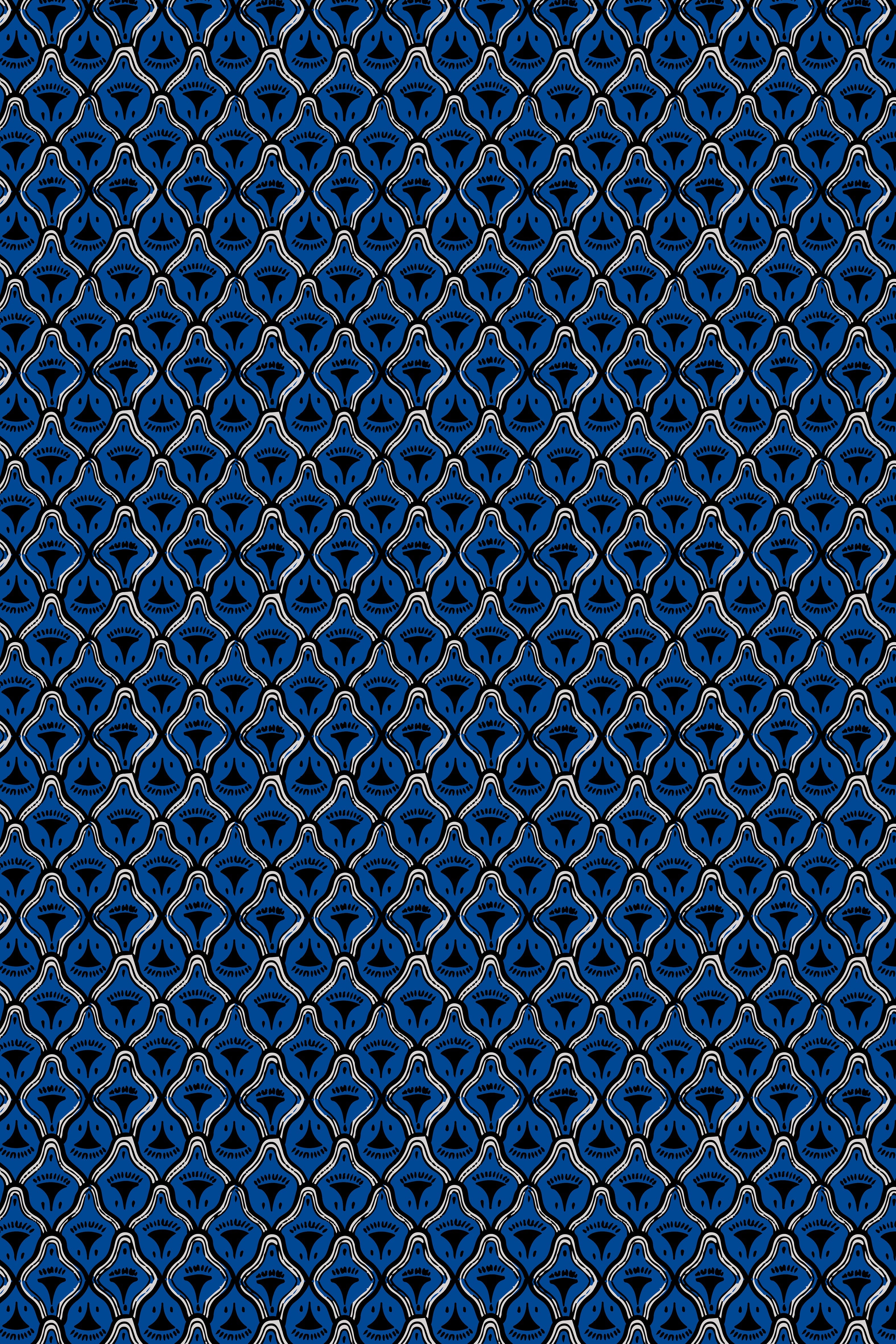 BLUE NET Scrunchie