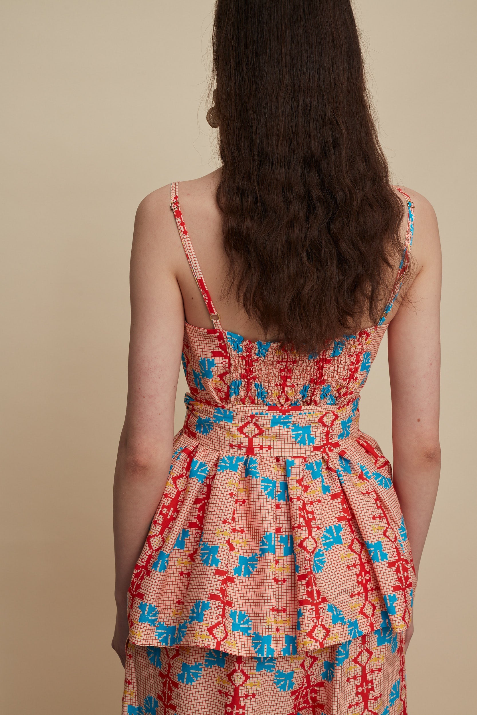 KISSAMOS TOP (KOUSKOUSES RED PRINT)