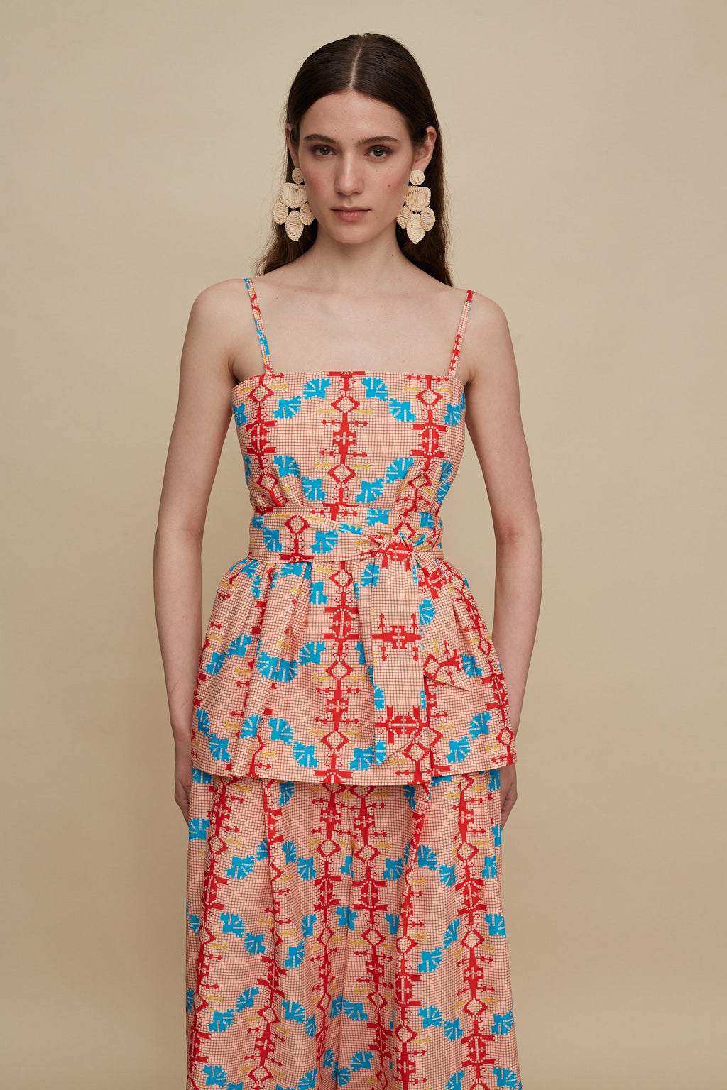 KISSAMOS TOP (KOUSKOUSES RED PRINT)