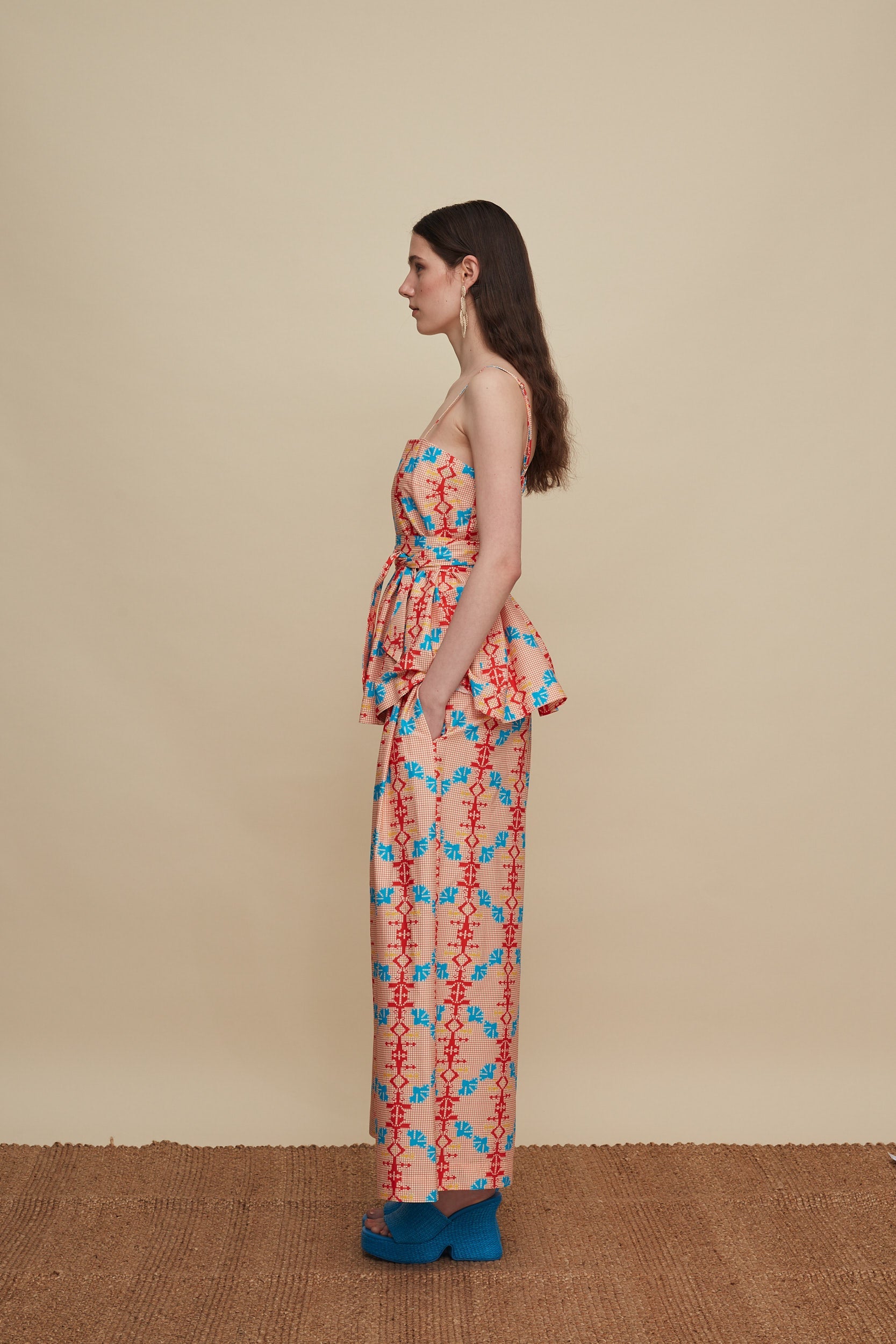 ZONIANA PANTS (KOUSKOUSES RED PRINT)