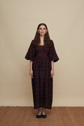 RETHYMNO MAXI DRESS (TREE OF LIFE B/R PRINT)