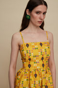 KISSAMOS TOP (FOLK BIRD PRINT)
