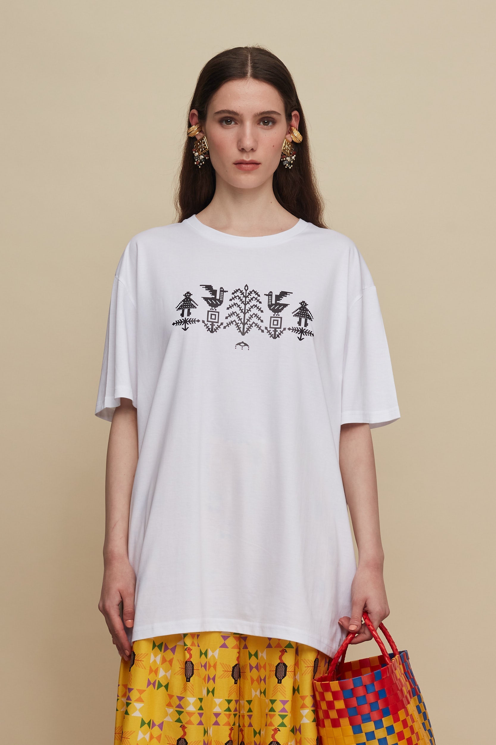 CRETAN FOLK T-SHIRT (WHITE)