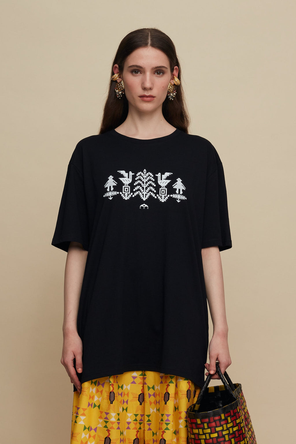 CRETAN FOLK T-SHIRT (BLACK)