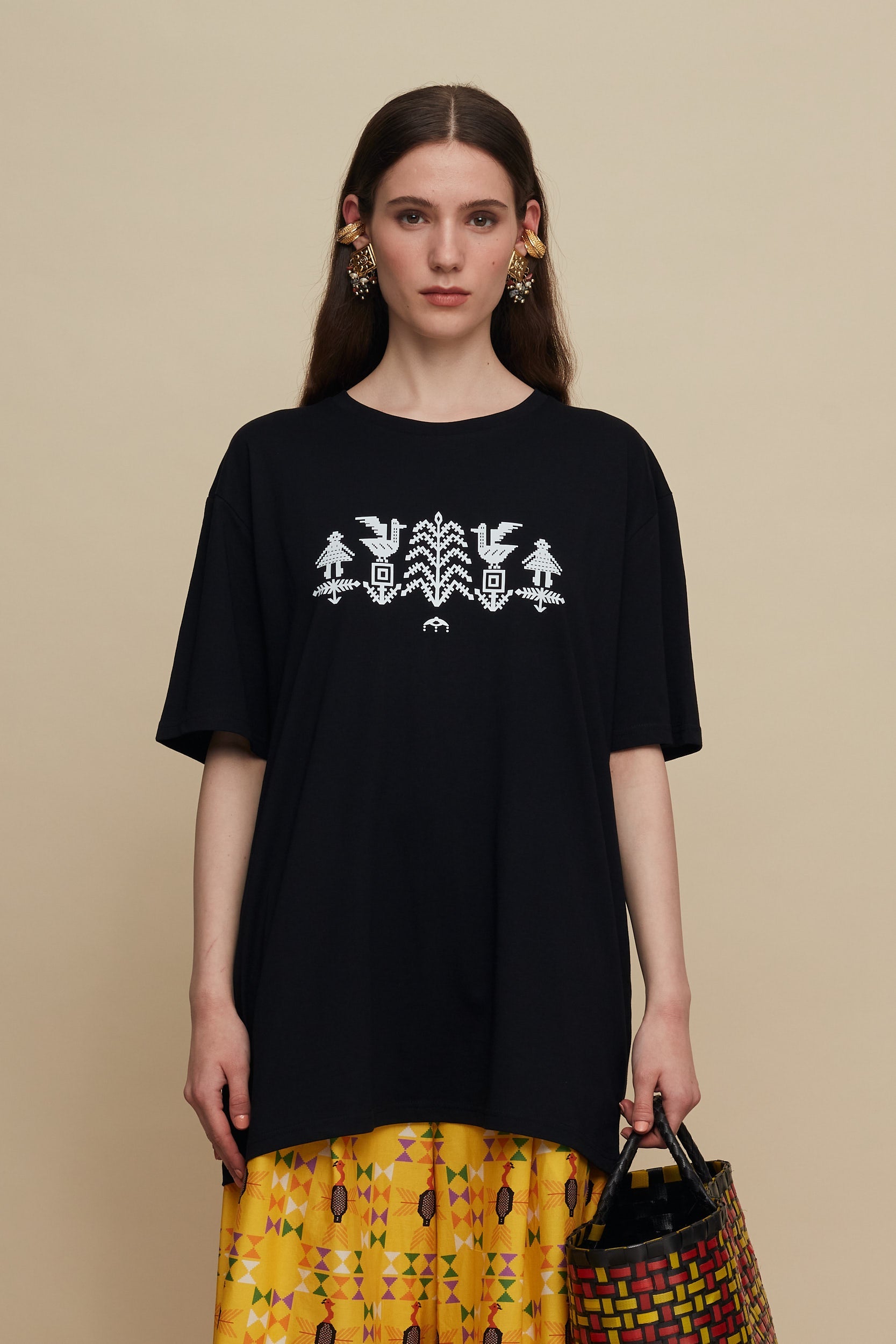 CRETAN FOLK T-SHIRT (BLACK)