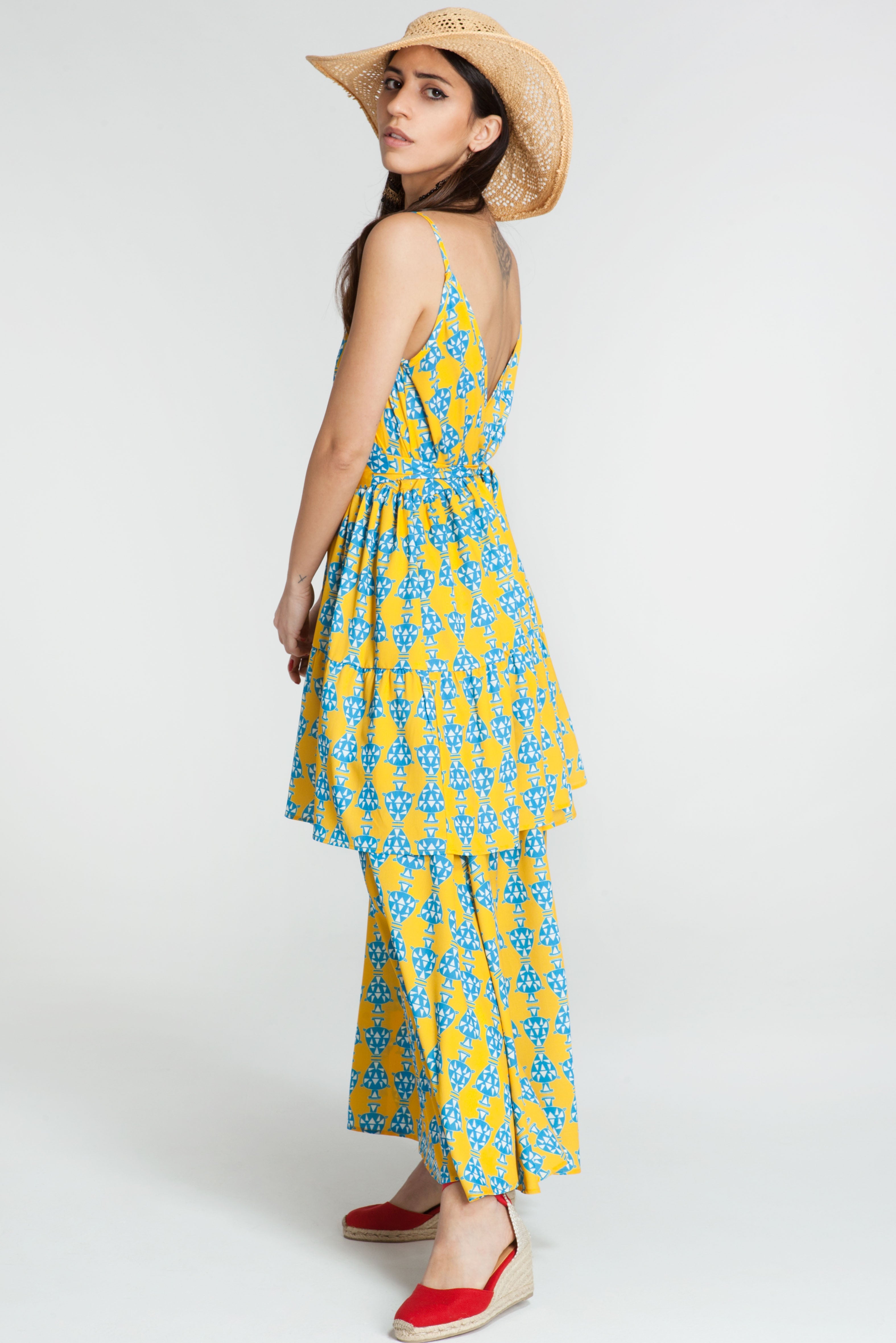 LAGINOS Mini Dress (AMFOREAS YELLOW)