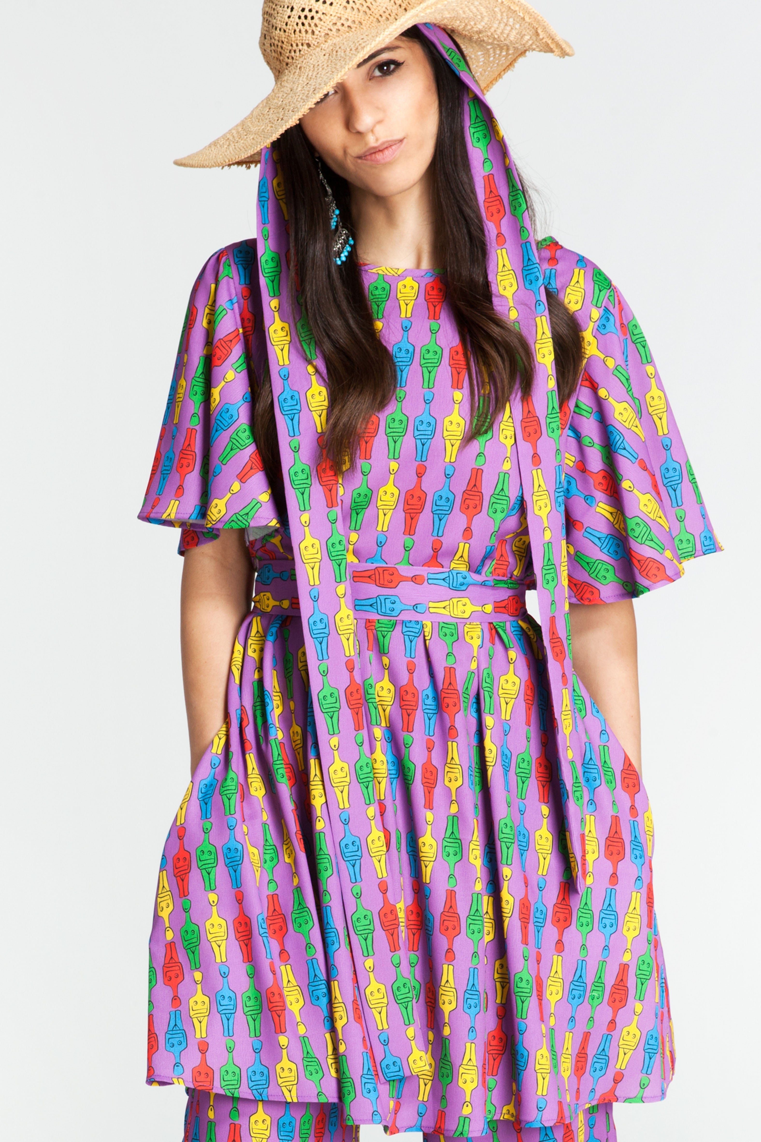 LIKITHOS Mini Dress (IDOLIA MAUVE)