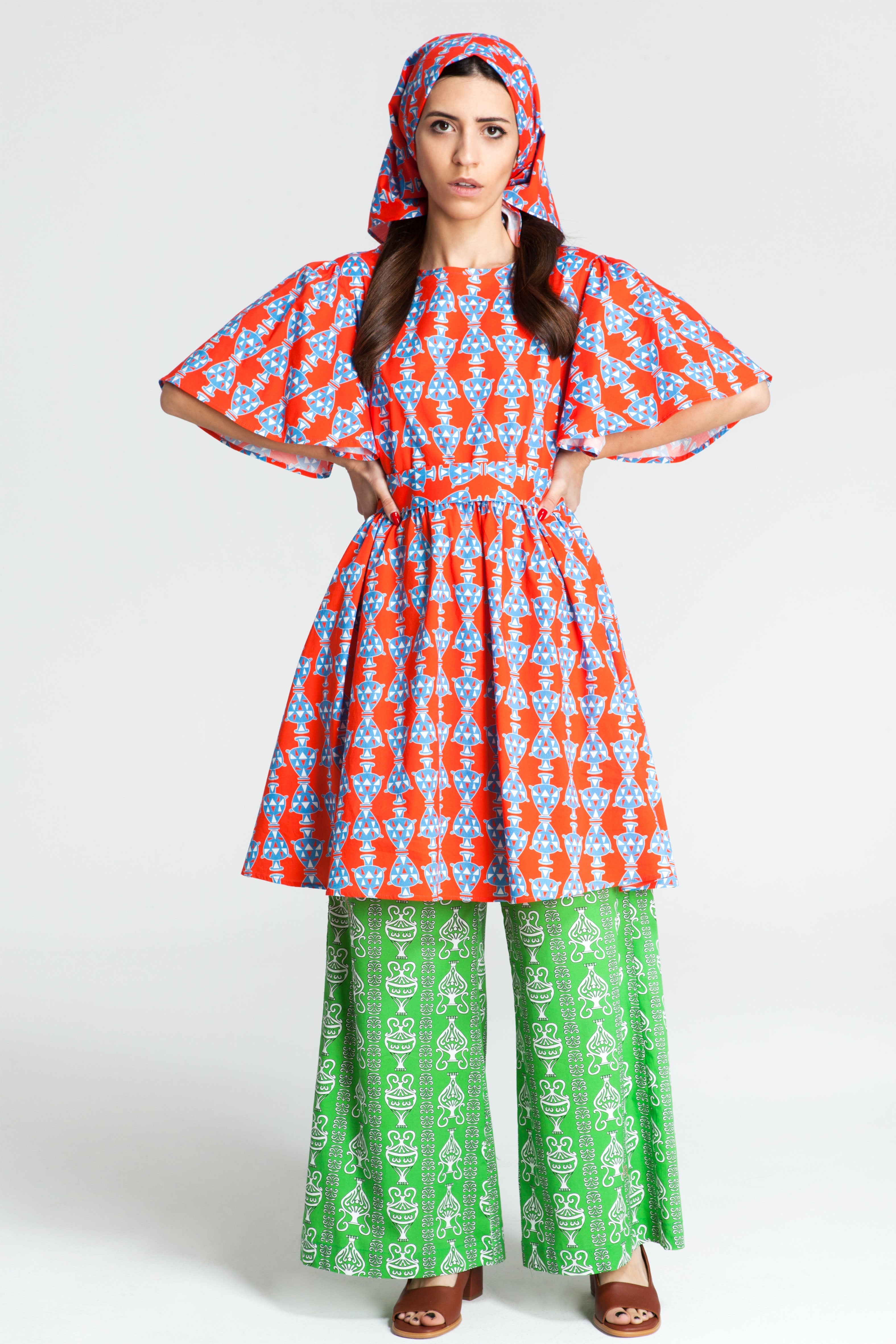 LIKITHOS Mini Dress (AMFOREAS RED)