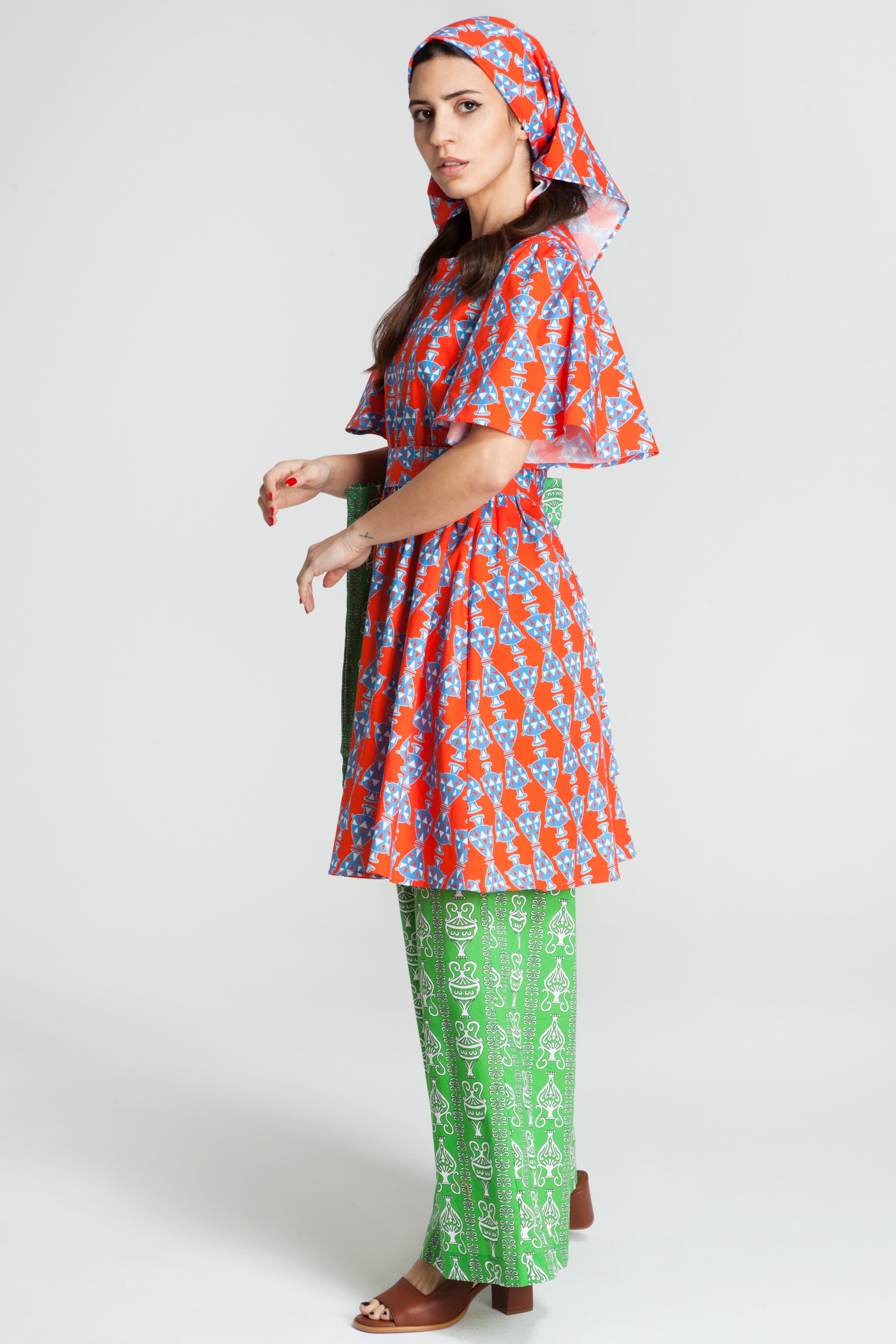 LIKITHOS Mini Dress (AMFOREAS RED)