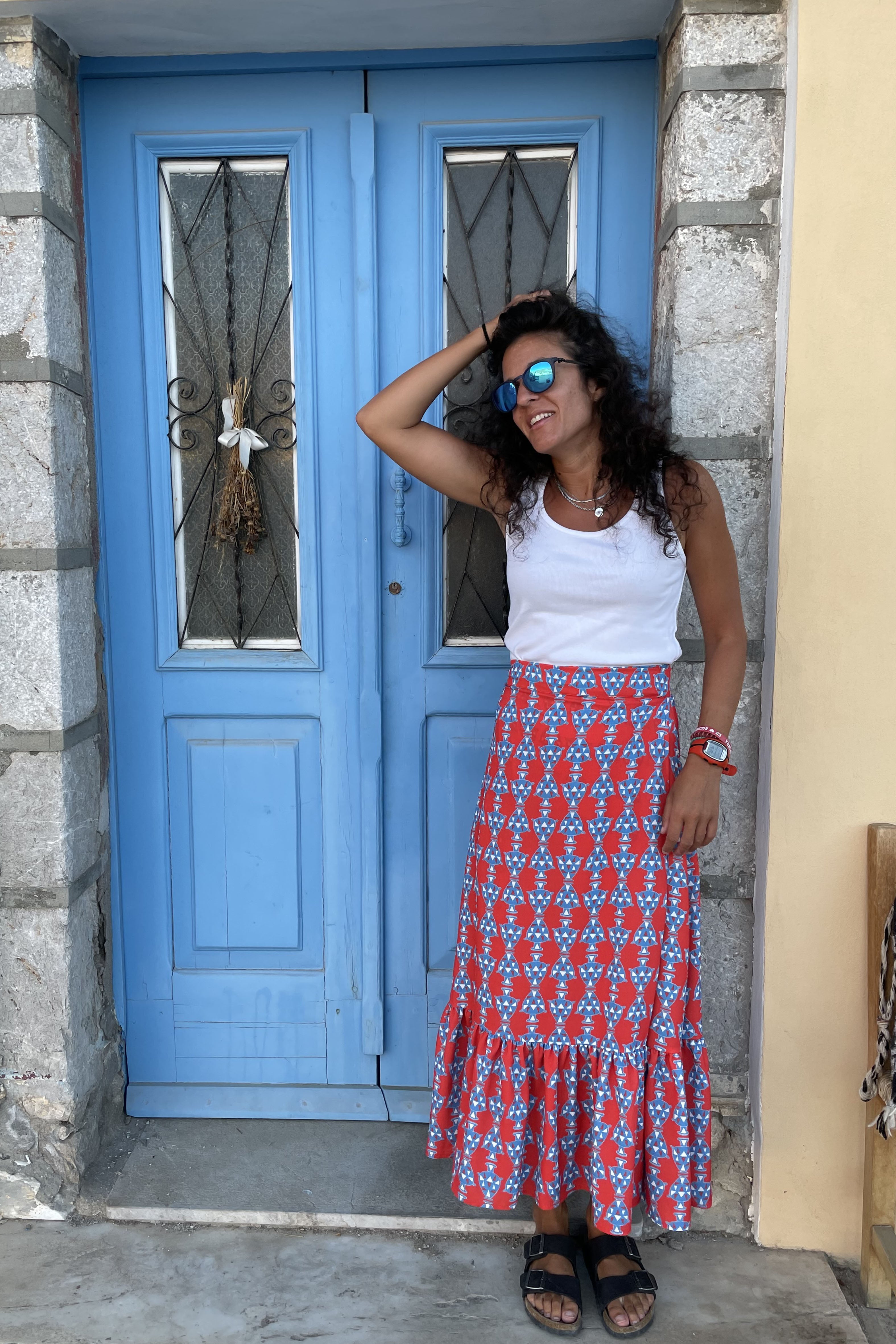 KYATHOS Skirt (AMFOREAS RED)
