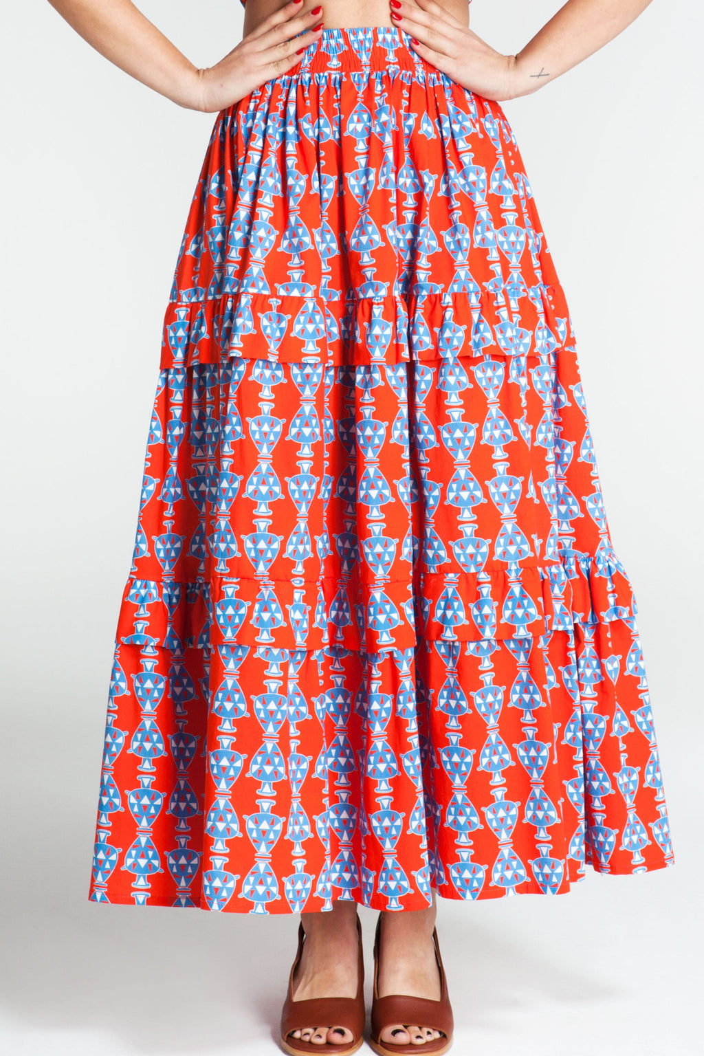 SKYPHOS Skirt (AMFOREAS RED)