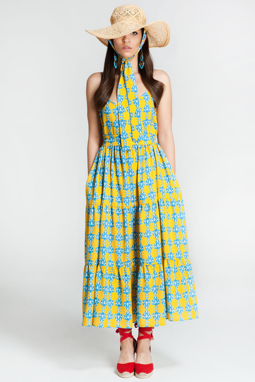 NESTORIS Dress (AMFOREAS YELLOW)