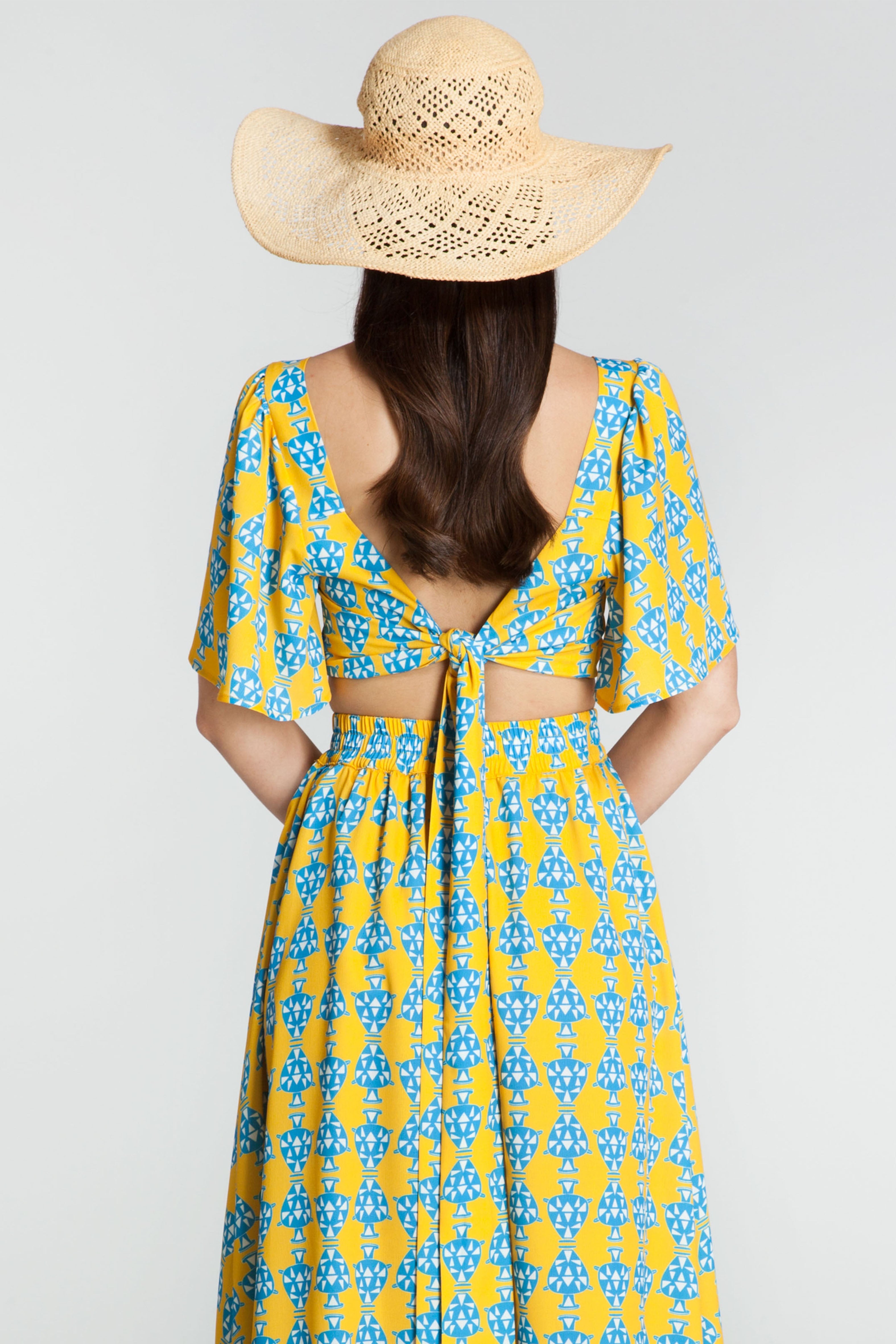KYLIX Crop Top (AMFOREAS YELLOW)