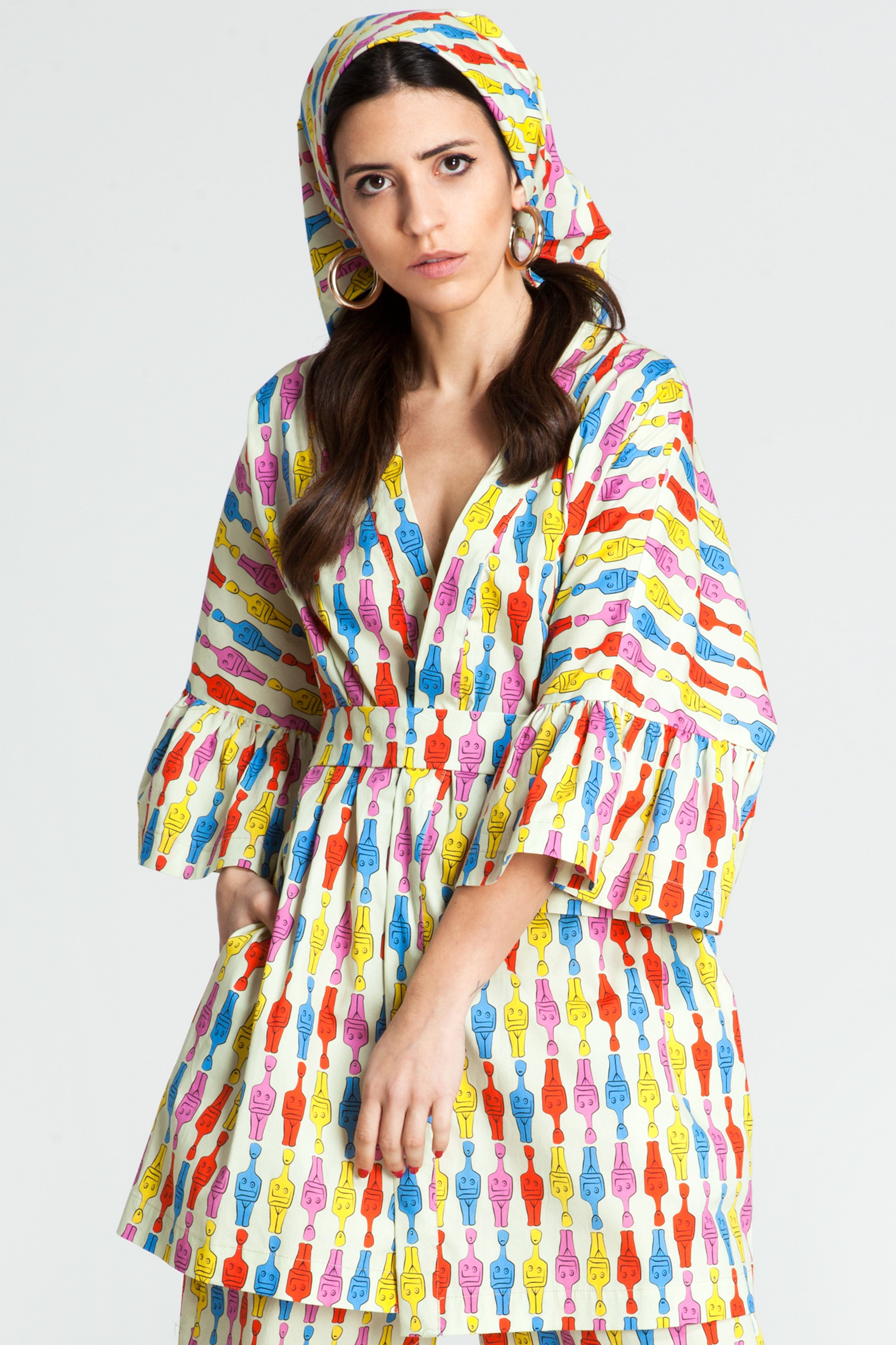 HYDRIA Kimono Short (IDOLIA BEIGE)