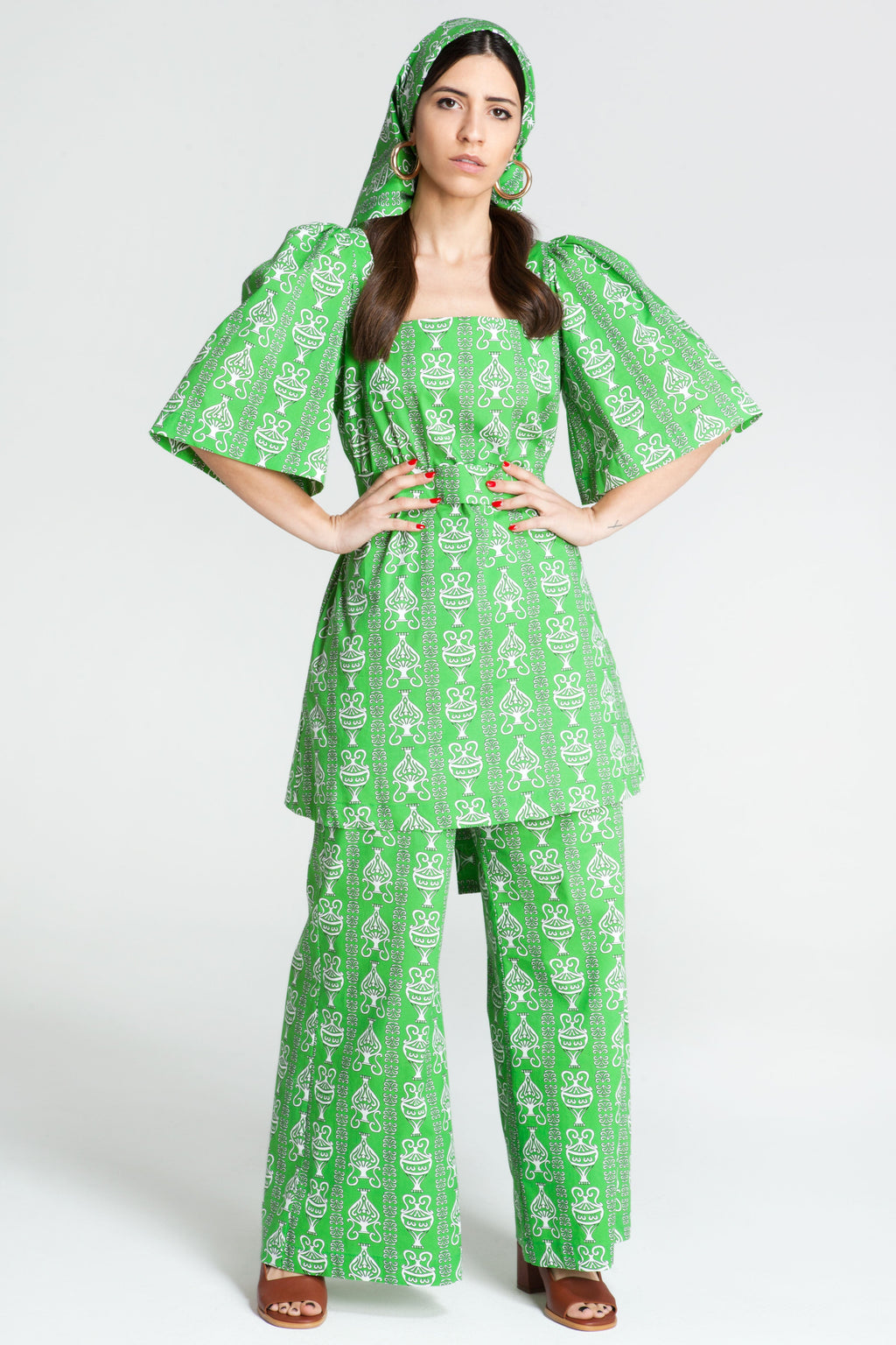 PELIKI Mini Dress (AMFOREAS GREEN)