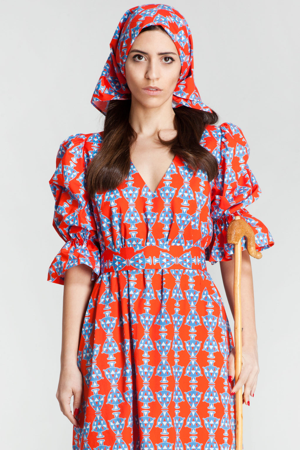 STAMNOS Dress (AMFOREAS RED)