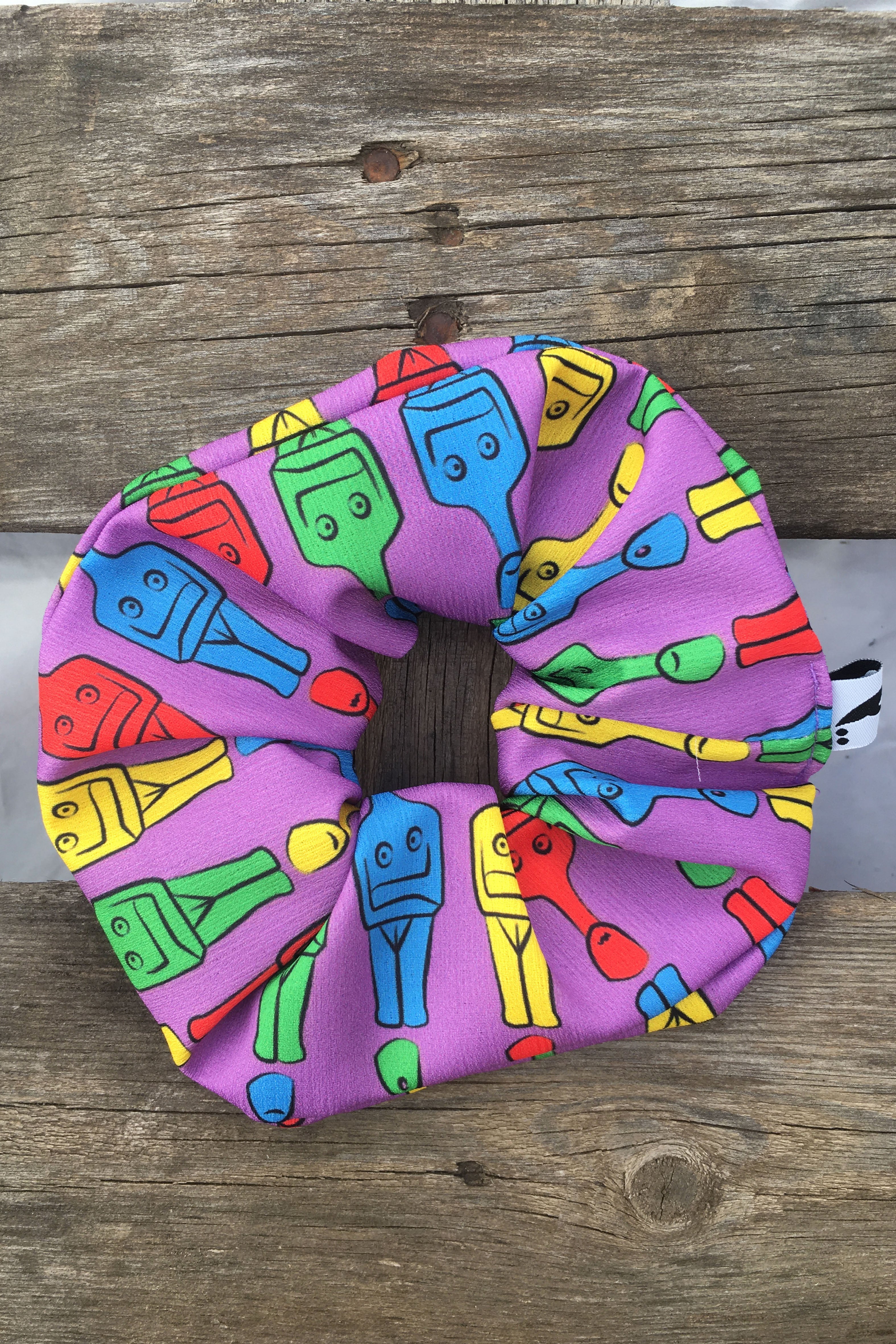 IDOLIA Mauve Scrunchie