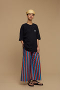 PANTS KOUFONISI (STRIPES BLACK/BLUE/RED)