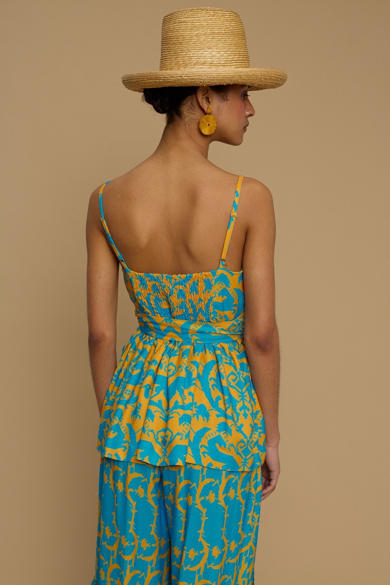 TOP DONOUSA (CYCLADES ORANGE/BLUE PRINT)