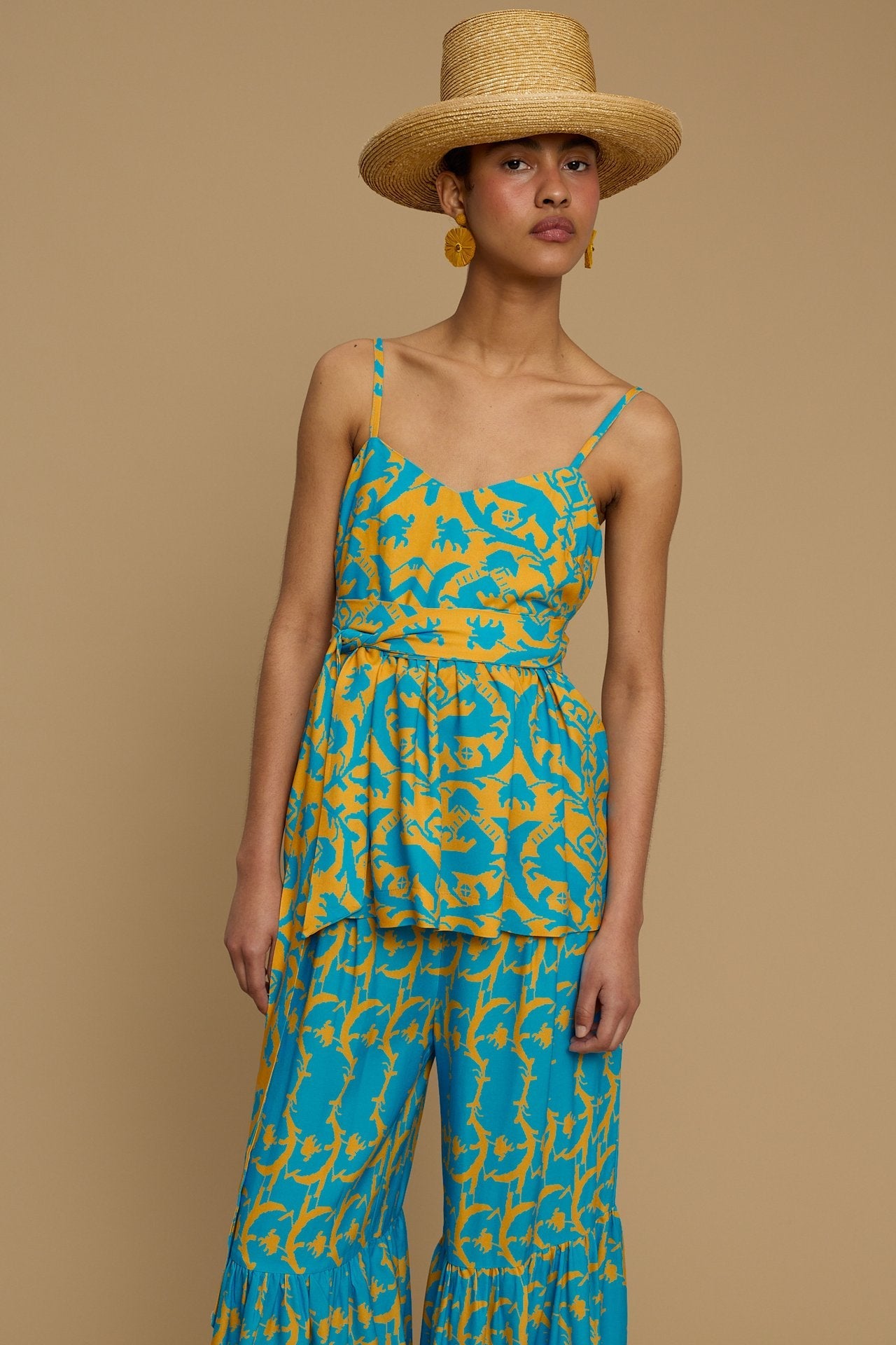 TOP DONOUSA (CYCLADES ORANGE/BLUE PRINT)