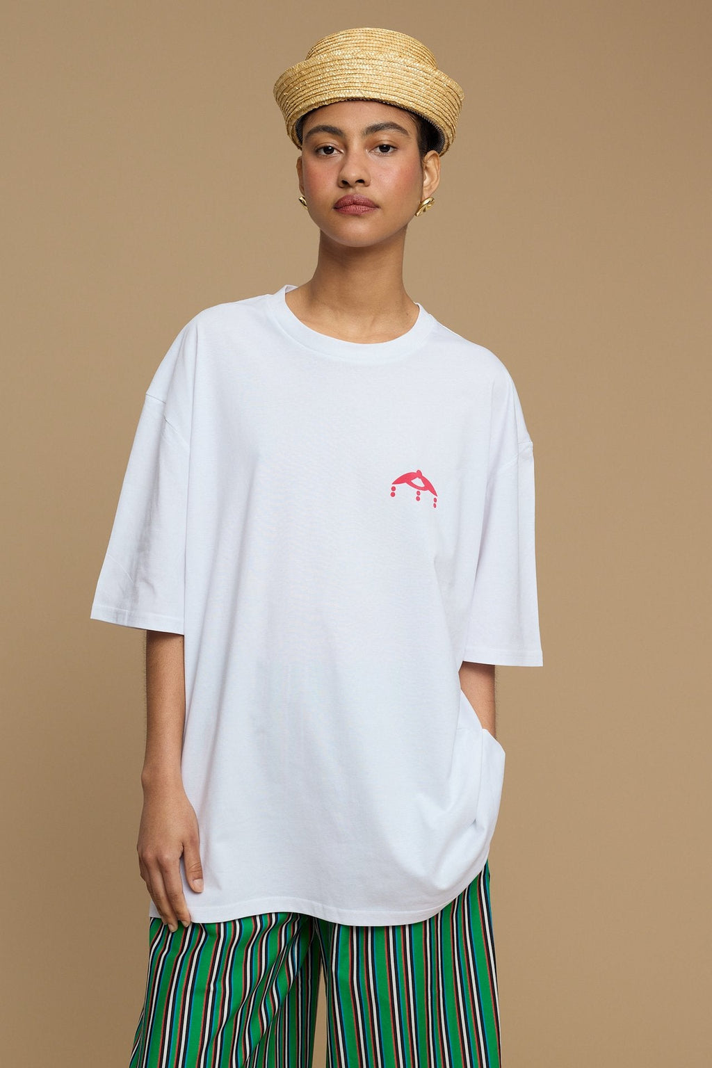 T SHIRT KARAVAKI (WHITE)