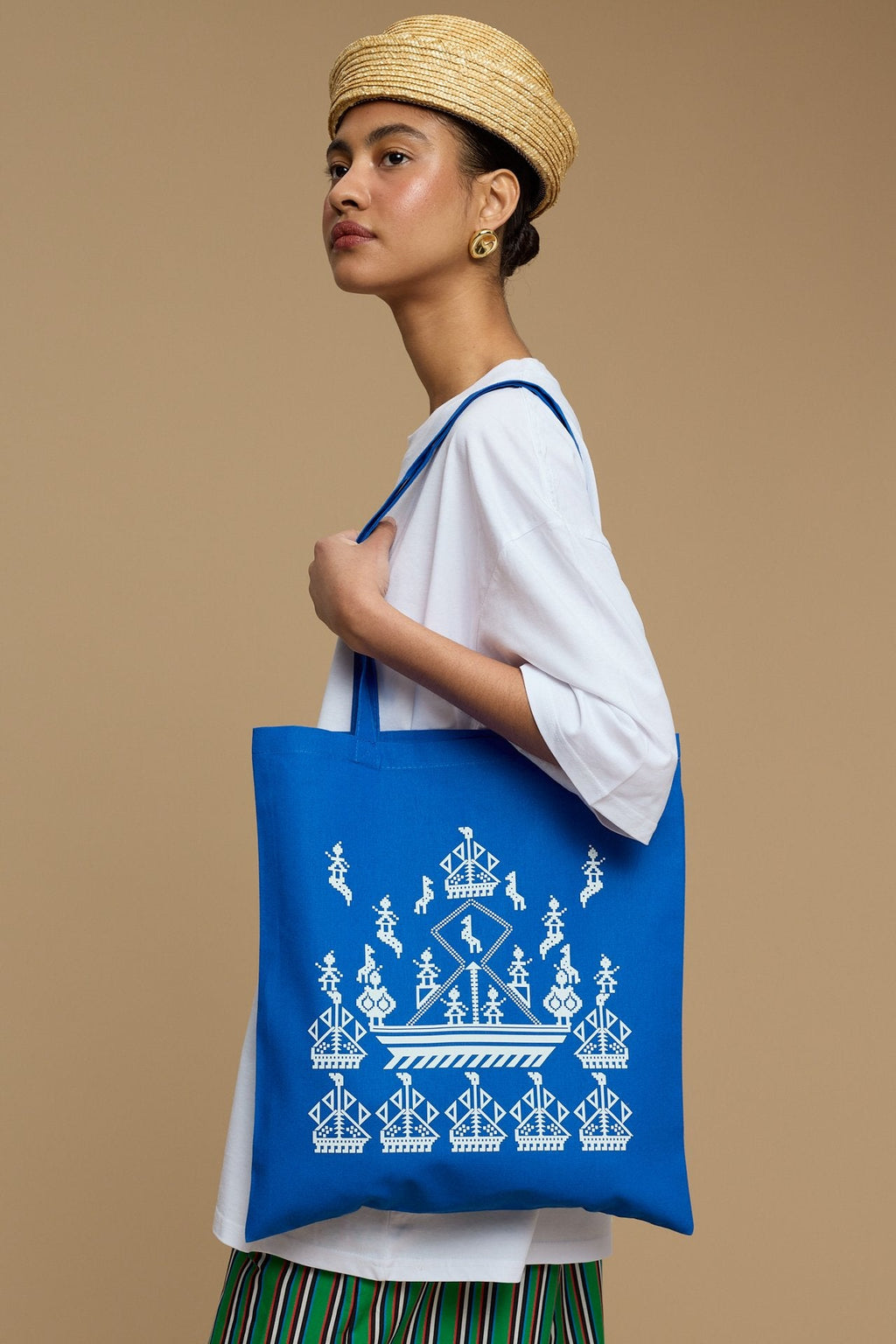 TOTE BAG KARAVAKI (BLUE)