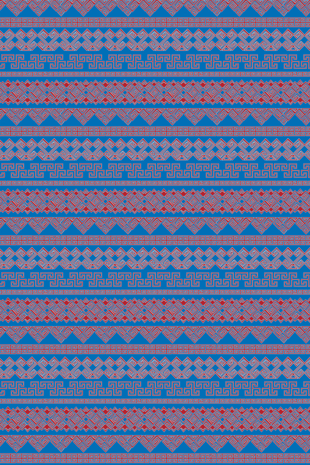 KYKLOS MAXI DRESS (BLUE JEWELLERY PRINT)