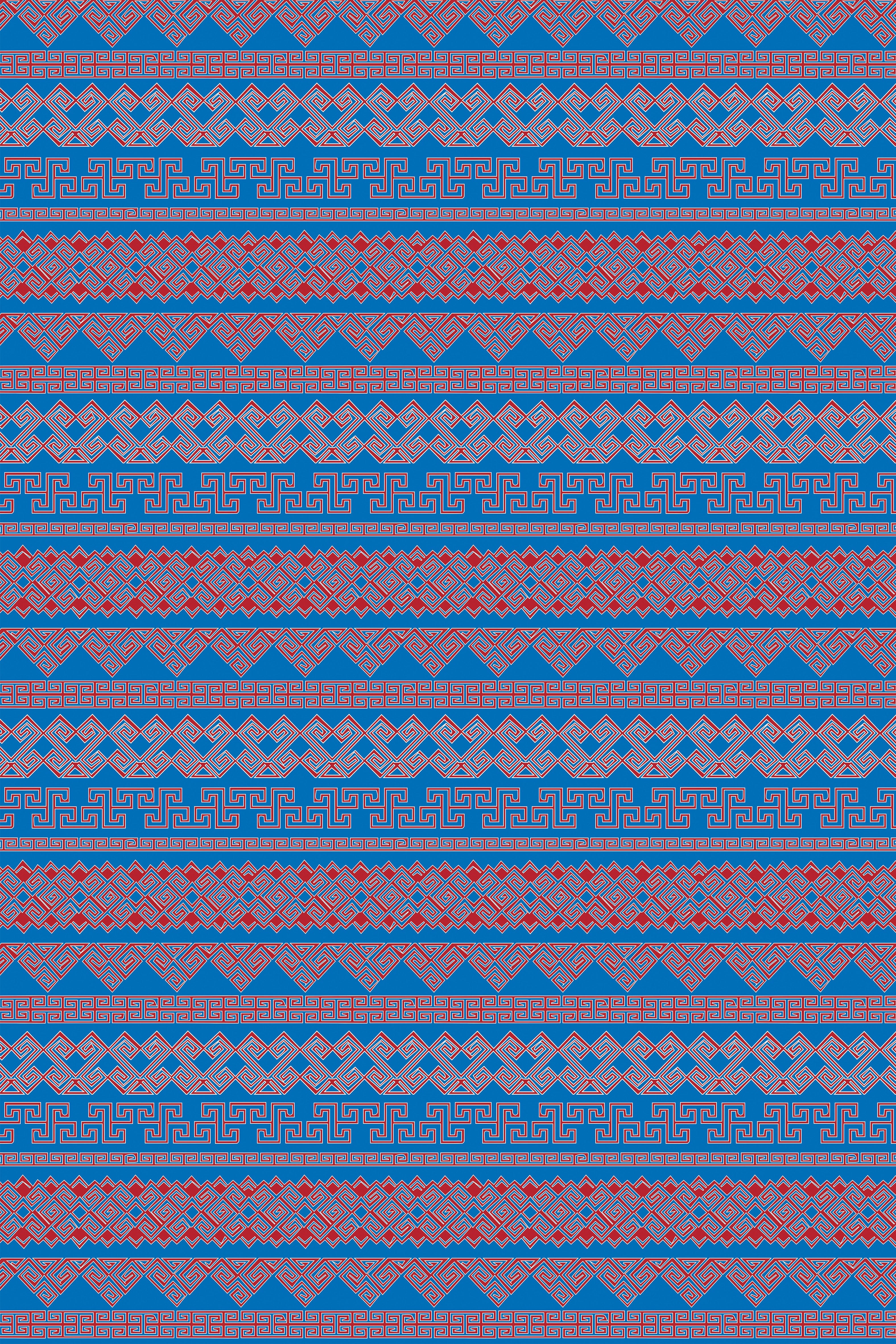 KYKLOS TOP (BLUE JEWELLERY PRINT)
