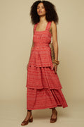 KYKLOS MAXI DRESS (RED JEWELLERY PRINT)