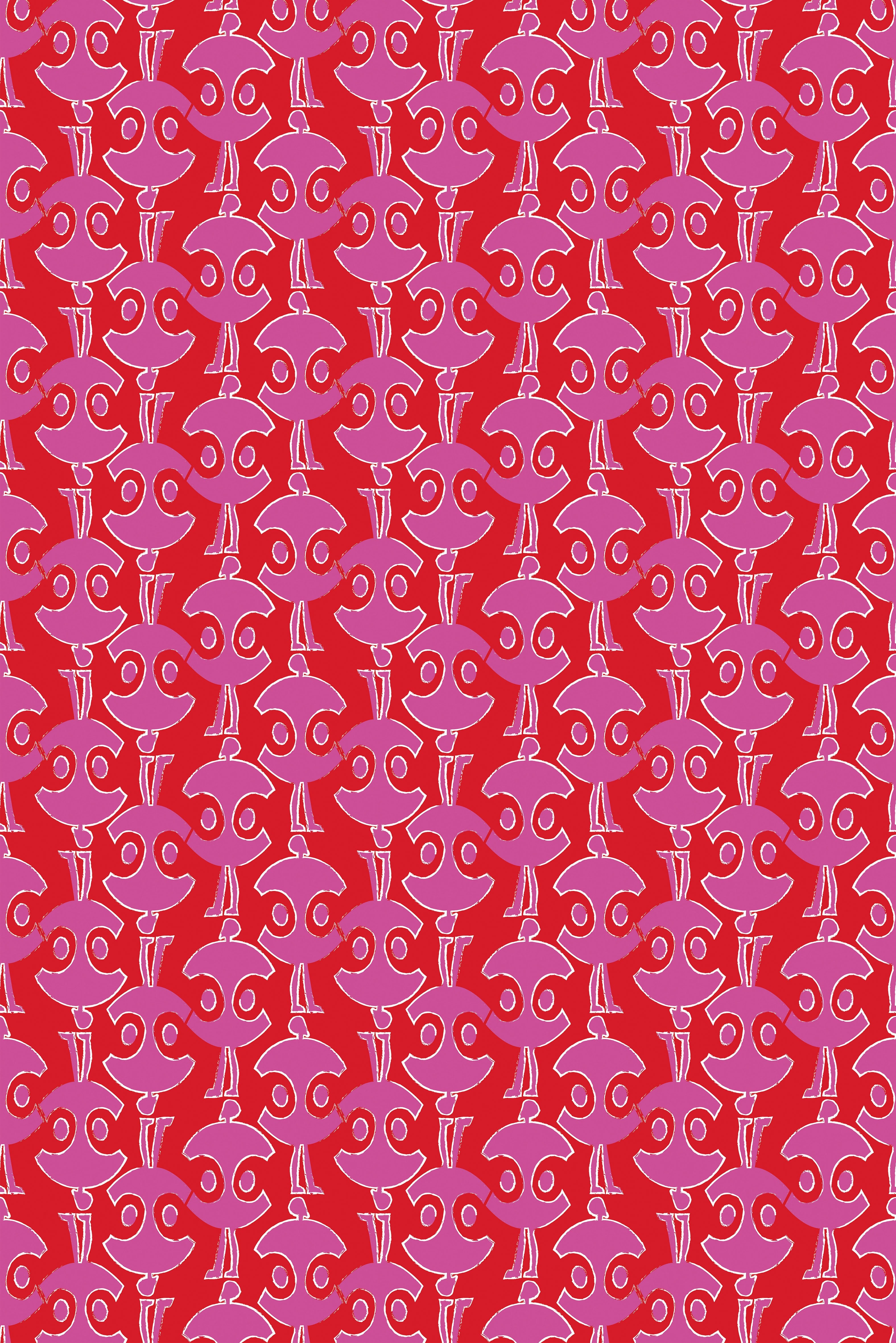 TECTON CROP TOP (PINK GEO PEOPLE PRINT)