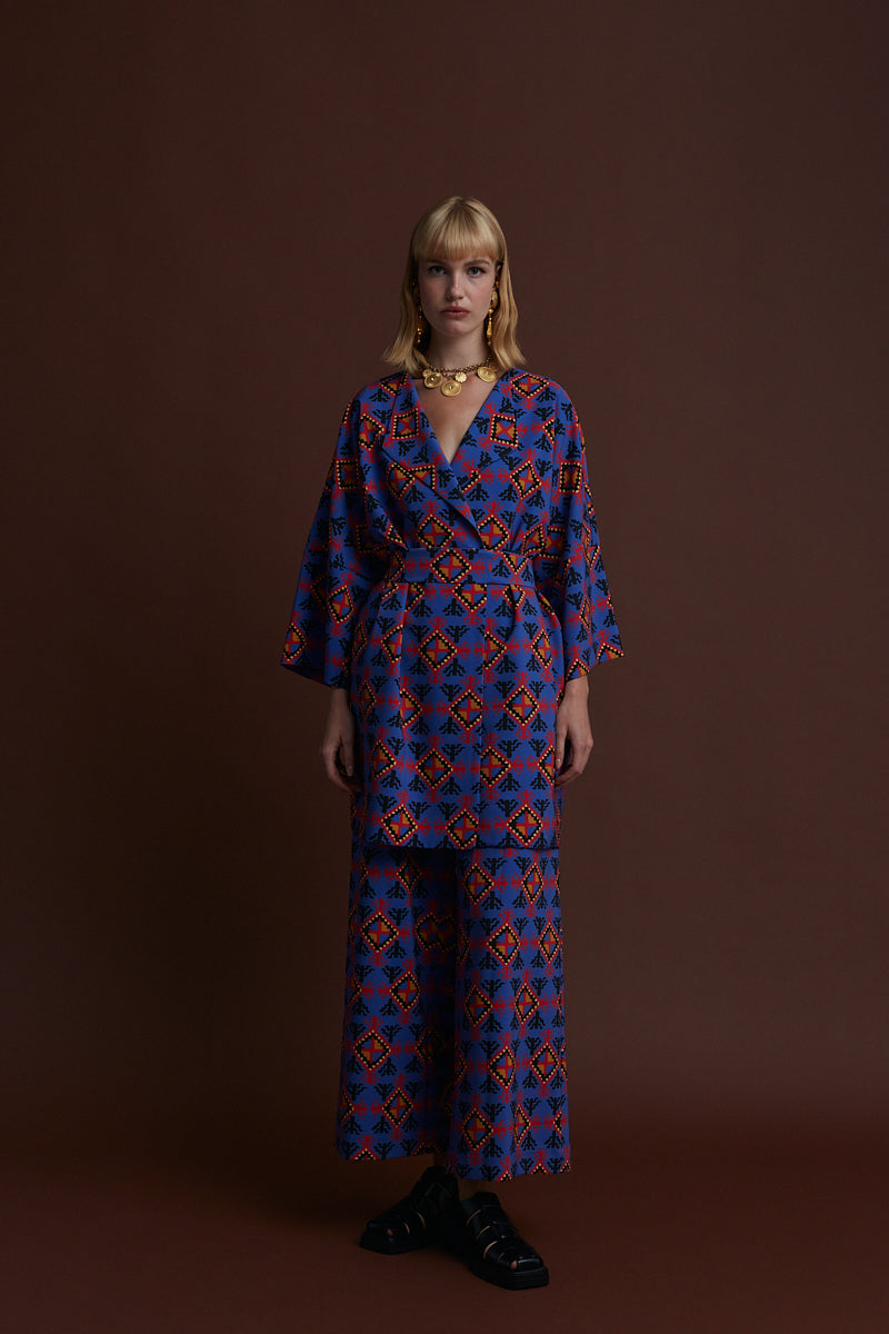 ALIAKMONAS PANTS (LECHOVO BLUE PRINT)