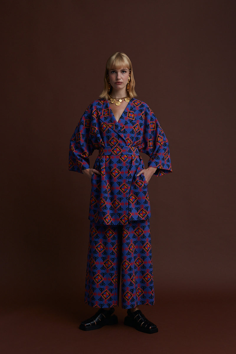 ALIAKMONAS PANTS (LECHOVO BLUE PRINT)