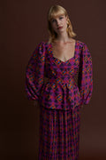 NYMFAIO TOP (LECHOVO MAUVE PRINT)